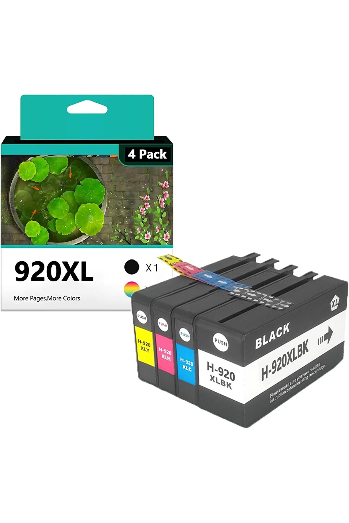 HP 920XL 4-Color Printer Combo Pack for OfficeJet Series