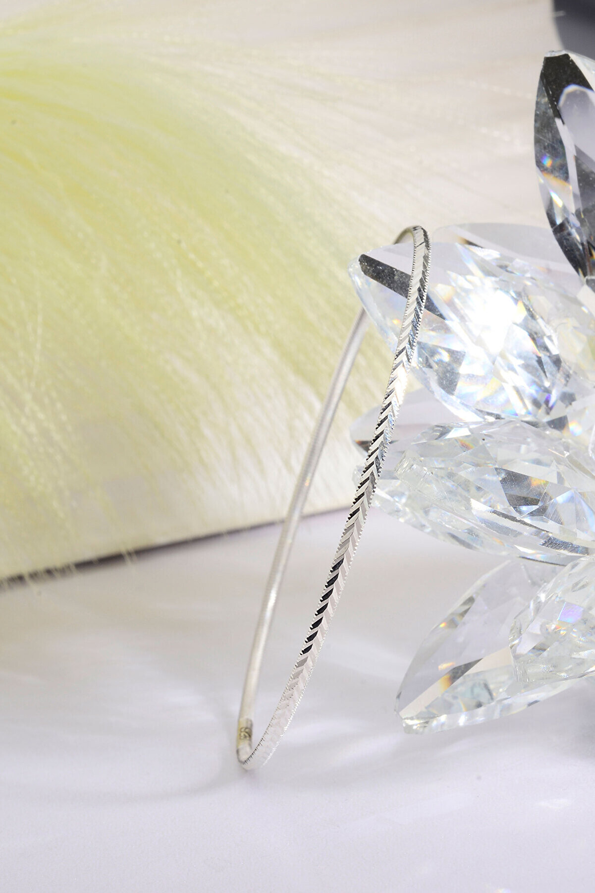 Innuendo 925 Ayar Gümüş Başak Ajda Bilezik - Efsanevi Tasarım