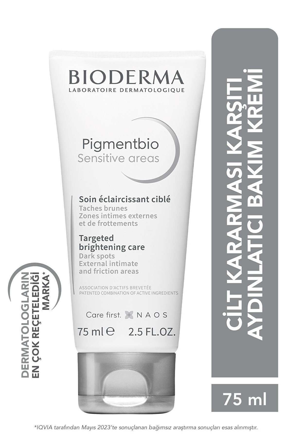 Bioderma Pigmentbio Sensitive Areas 75ml - Cilt Aydınlatıcı Krem