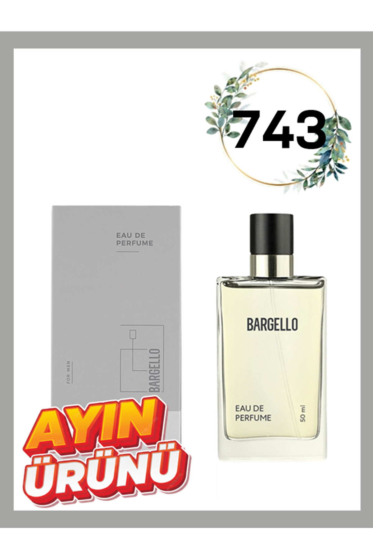 Bargello Woody 743 Erkek Parfüm 50 ml - Kalıcı ve Şık Koku