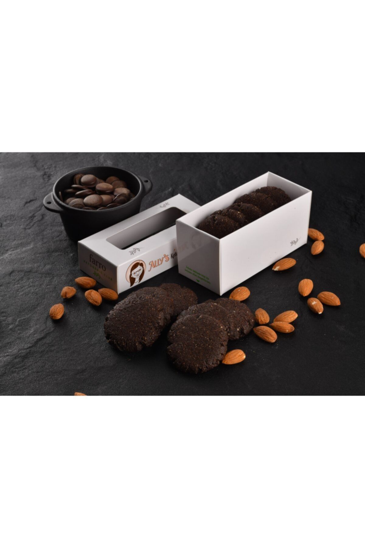 Farro Artisan Ketojenik Çikolatalı Kurabiye - 6 Adet (90 G)