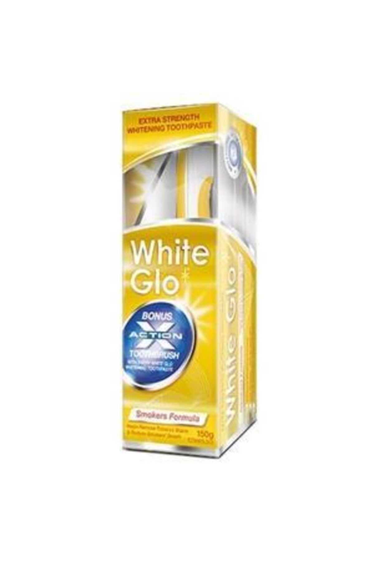 White Glo Sigara Lekeleri İçin Beyazlatıcı Diş Macunu 150 ml Fırça