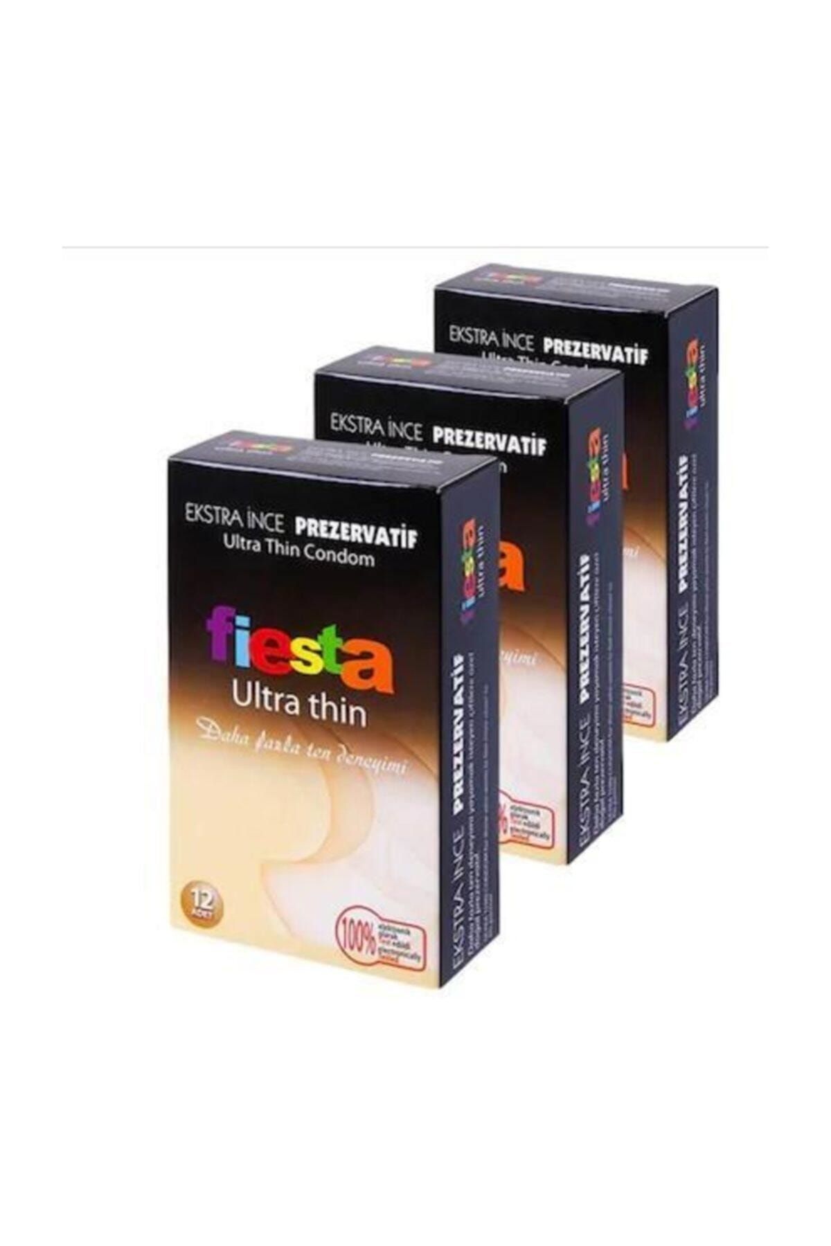 Fiesta Ultra Thin Ekstra Ince Prezervatif Yakın Temas 36'lı Condom