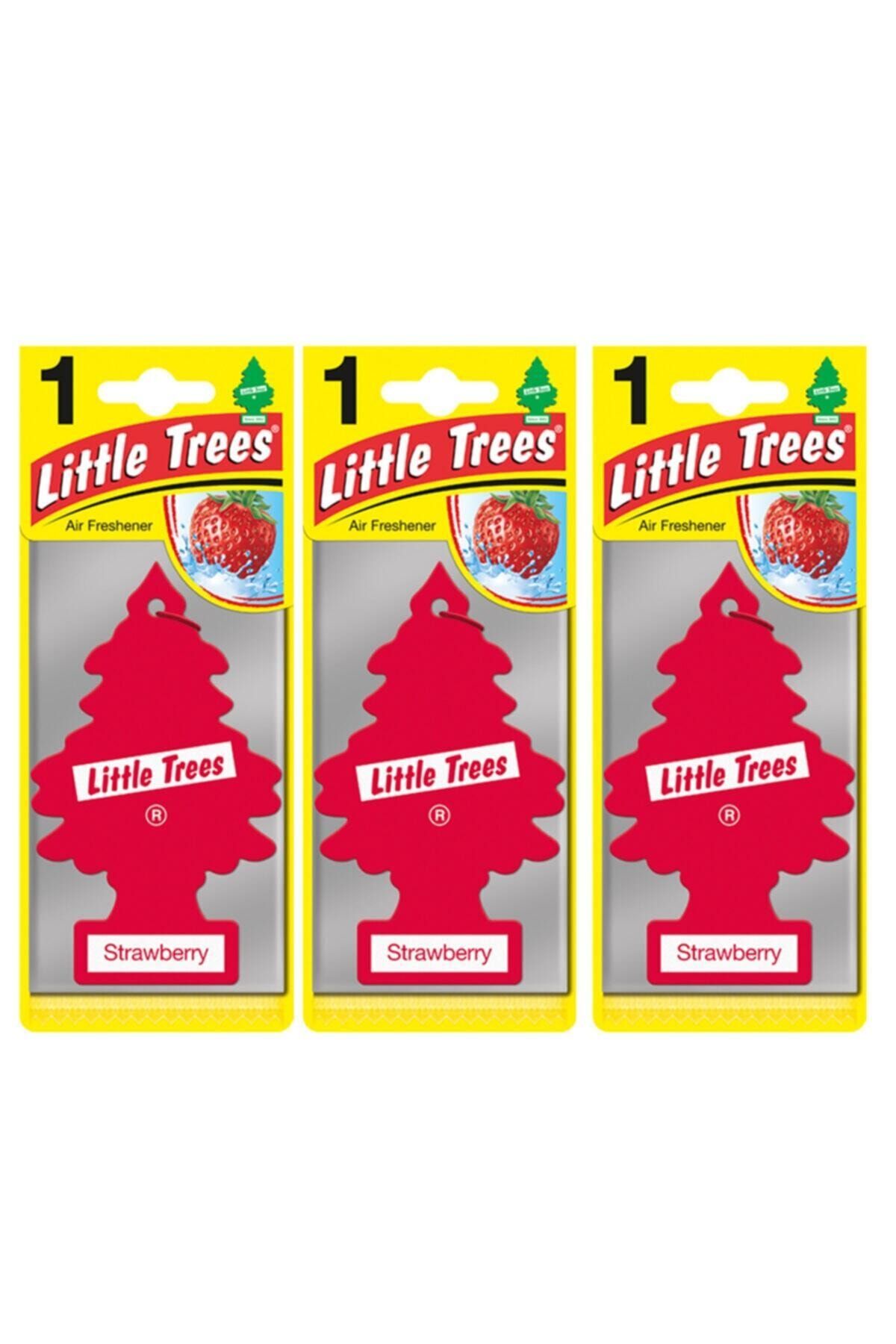 Car Freshner Little Trees Çilek Oto Kokusu 3 Adet 8181