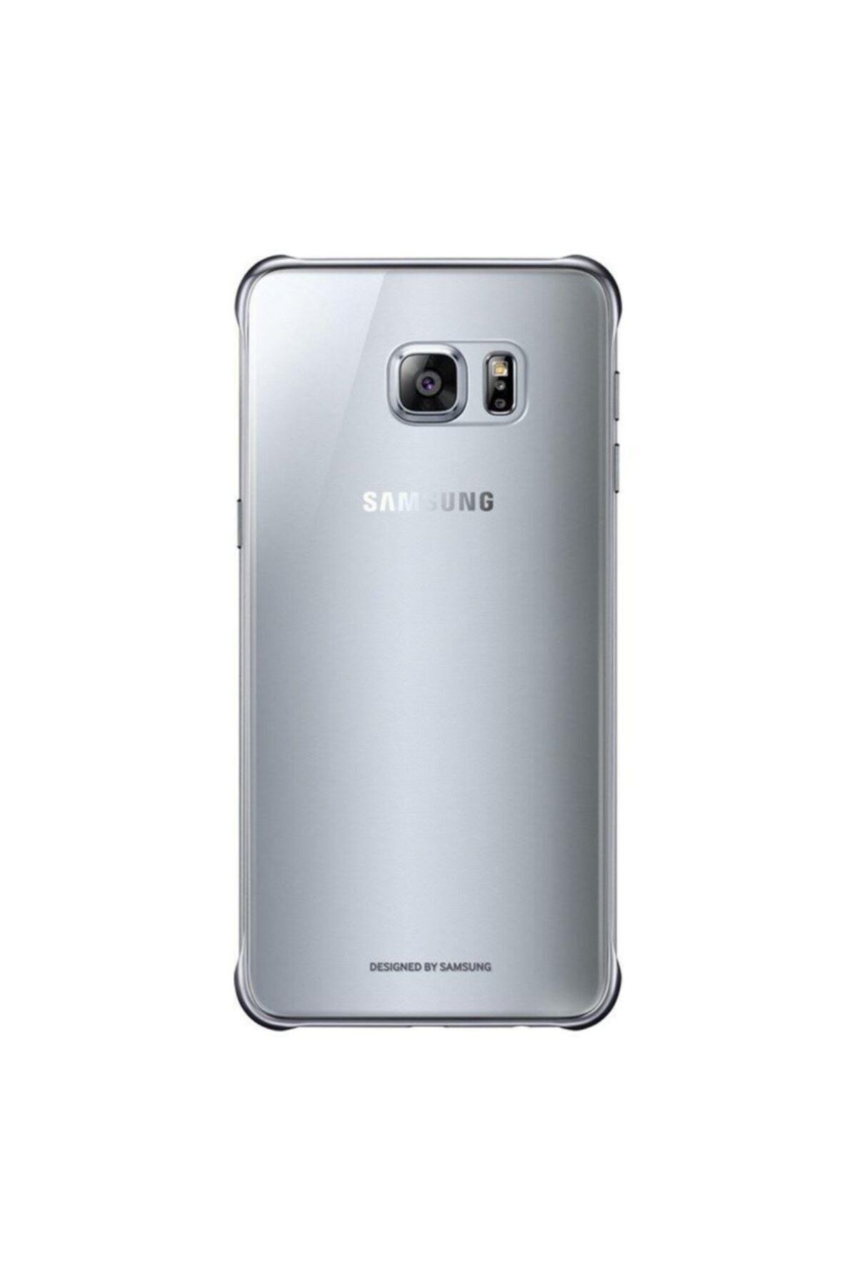 Samsung S6 Edge+ Plus Uyumlu Koruyucu Gümüş Şeffaf - Ef-qg928csegww