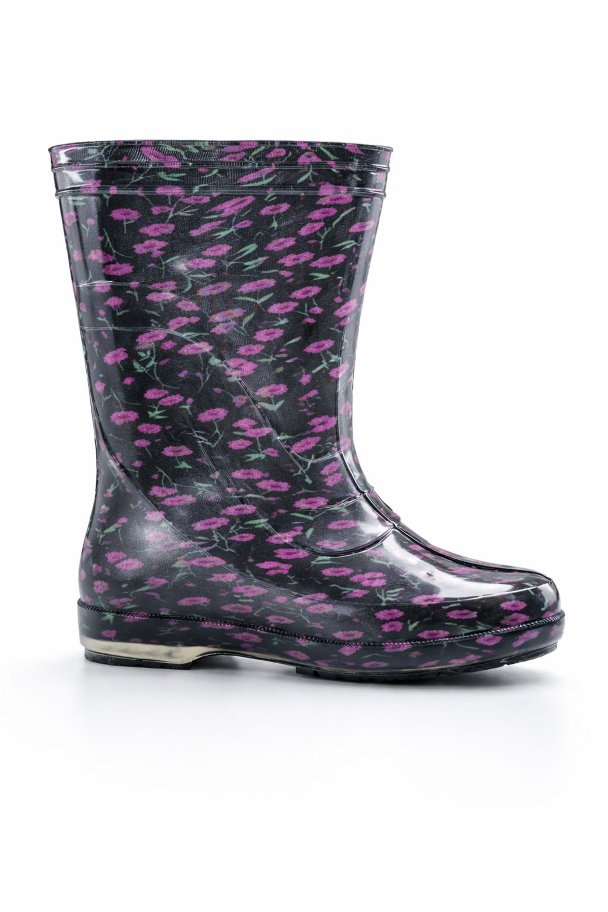 fafatara Mor Çiçekli Su Geçirmez Çizme: Günlük Yağmur ve Bahçe Çözümü
