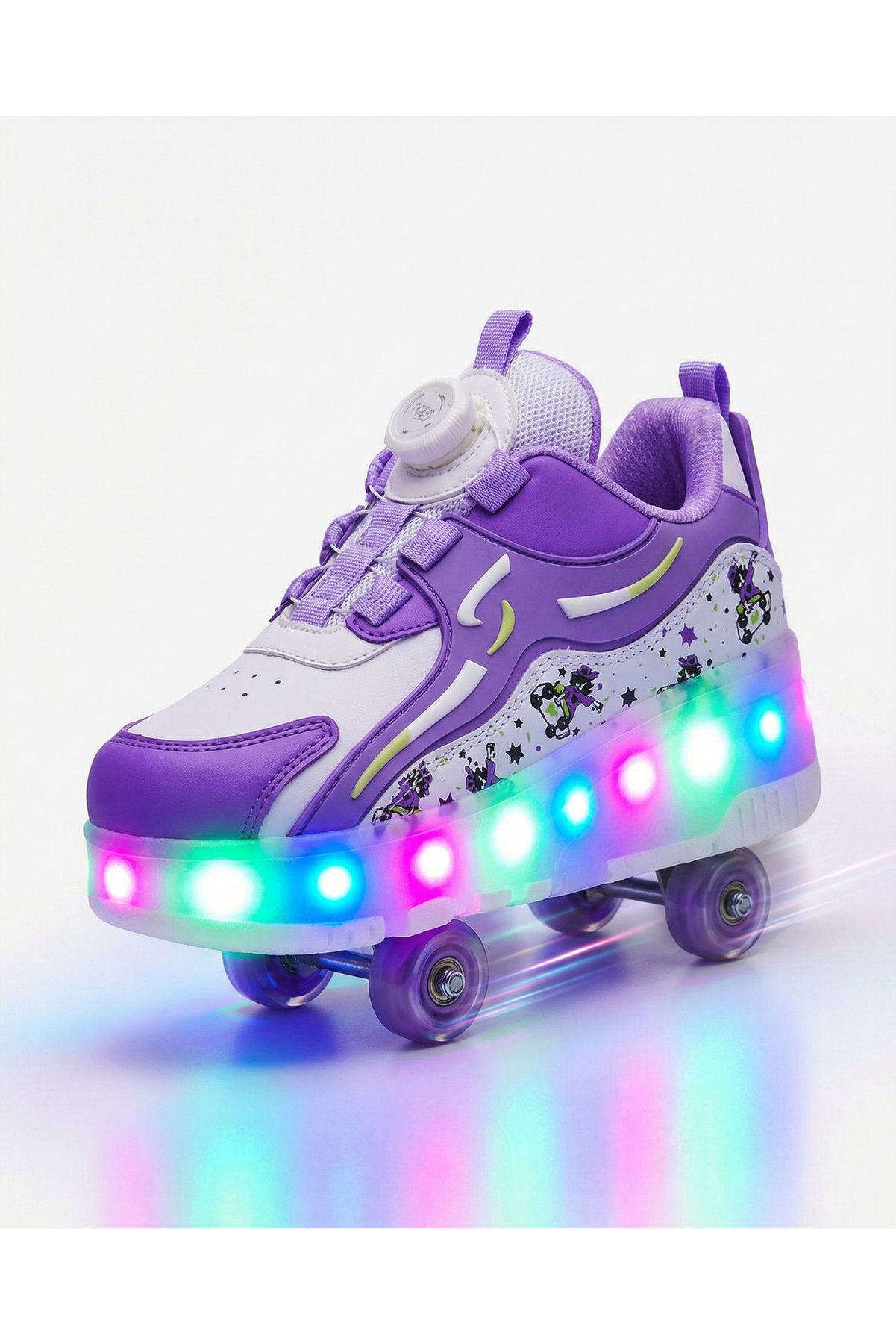 ROCKY Patenli ve Işıkli Spor Ayakkabisi - Tekerlekli Sneakers