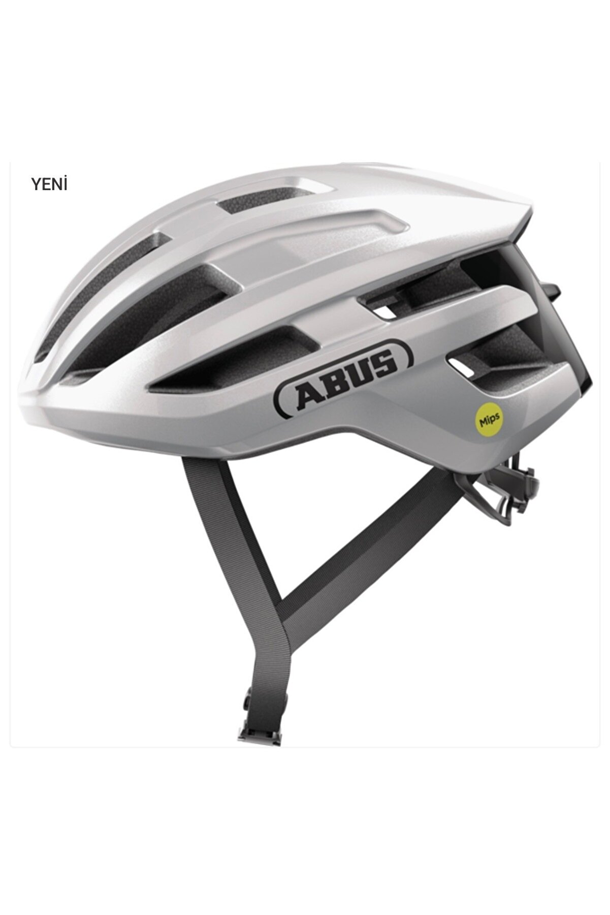 EMİNMOTOR PowerDome MIPS Yetişkin Yol Bisiklet Kaskı - Gleam Silver L