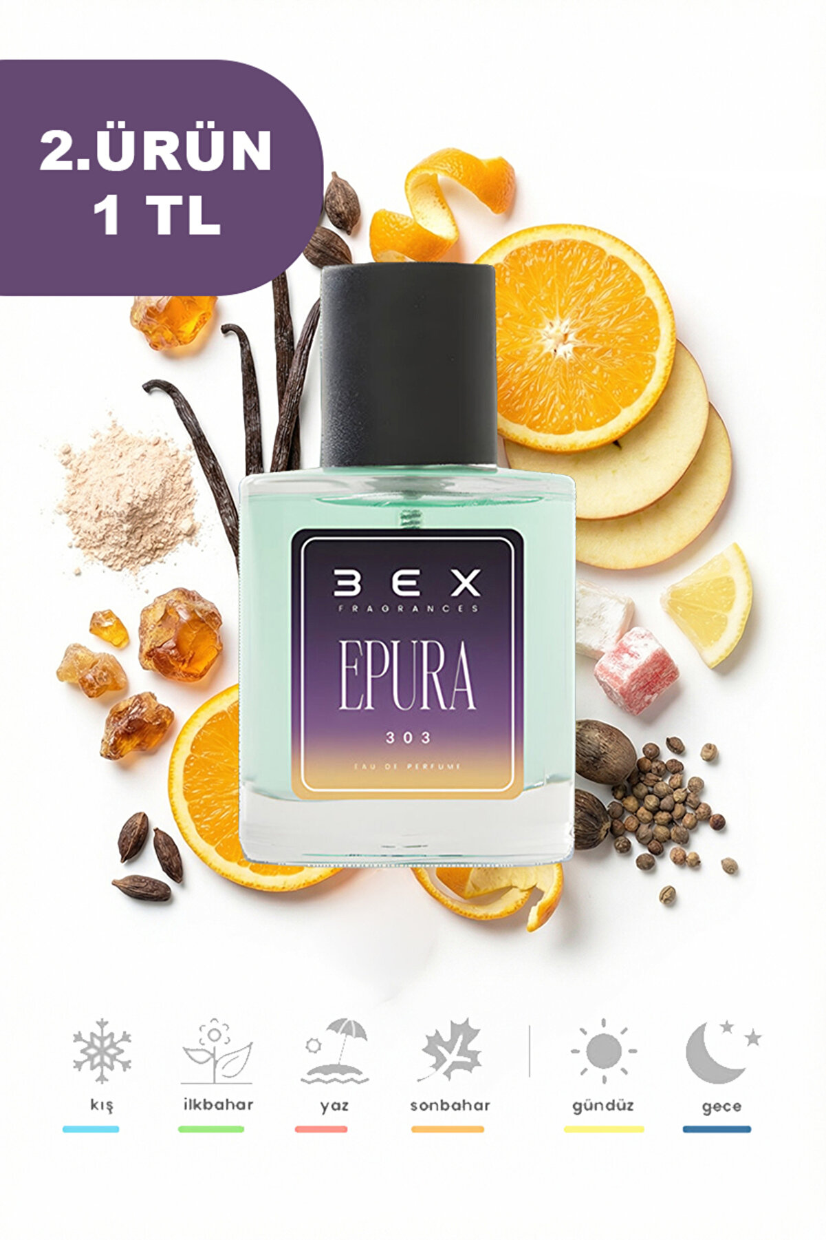 3ex Erba Pura 50ml Unisex Parfüm - Kalıcı ve Zarif Koku