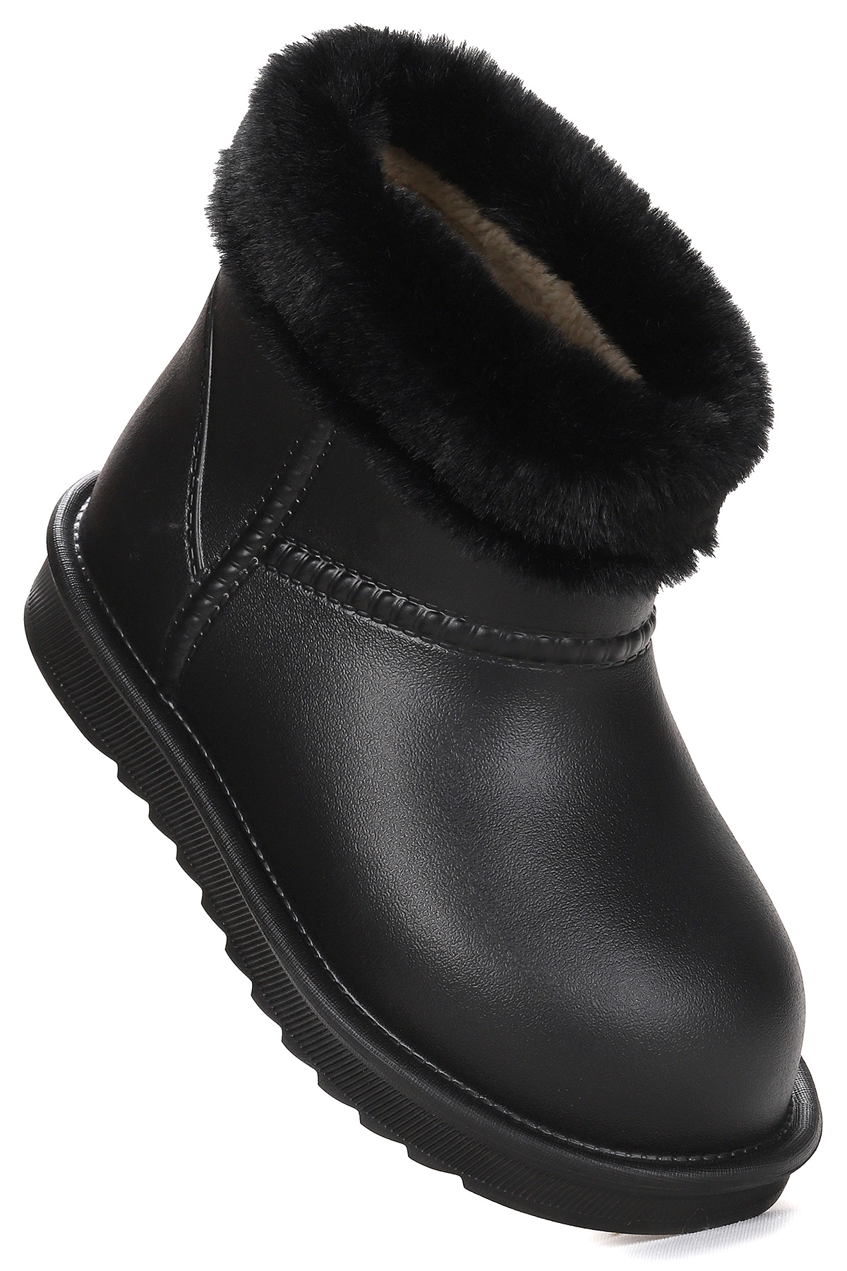 Kiko Kids Kız Çocuk İçi Kürklü Su Geçirmez Kar Çizmesi