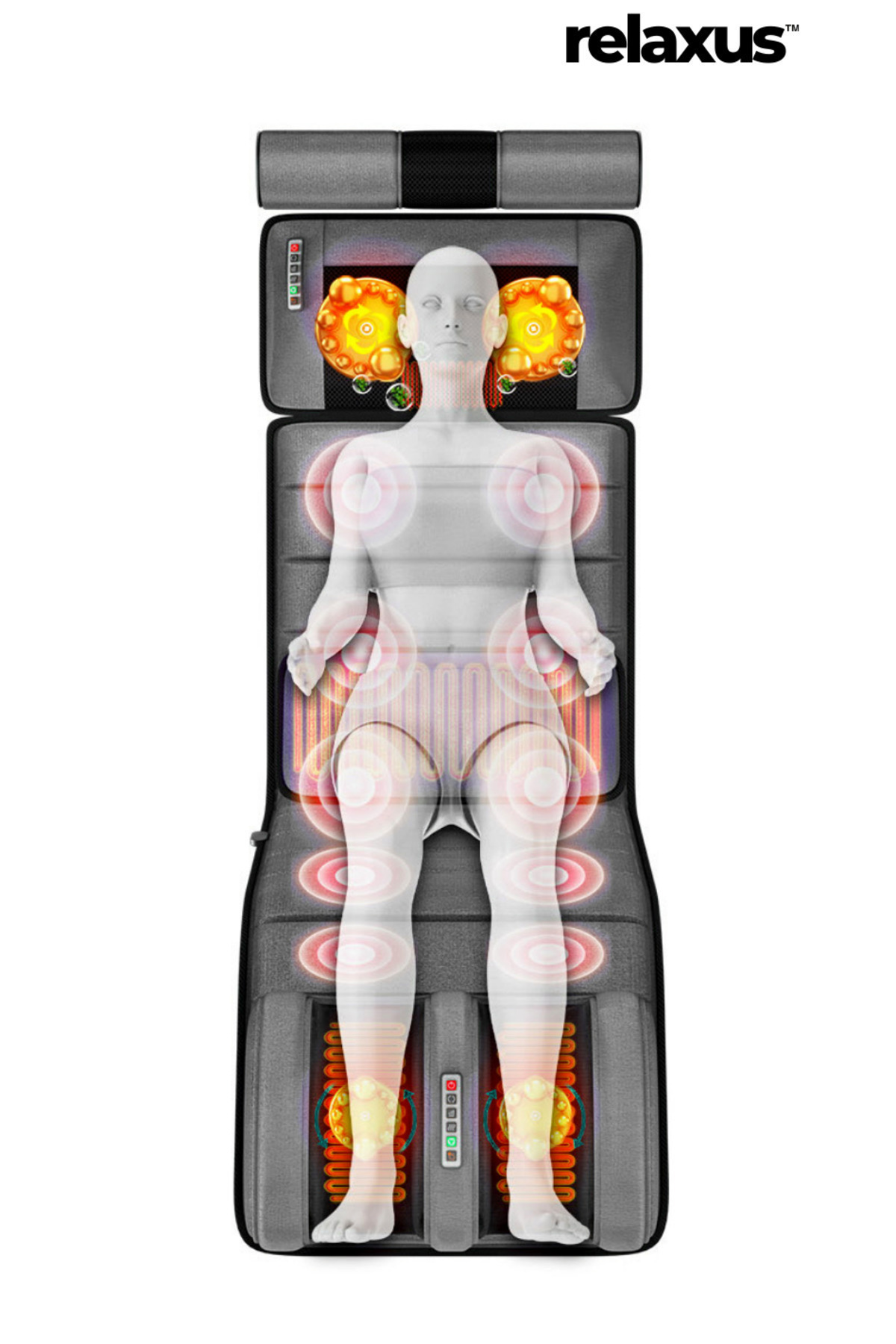 Allians Katlanabilir Elektrikli Tam Vücut Isıtmalı Masaj Yatağı - Boyun ve Ayak Masajı