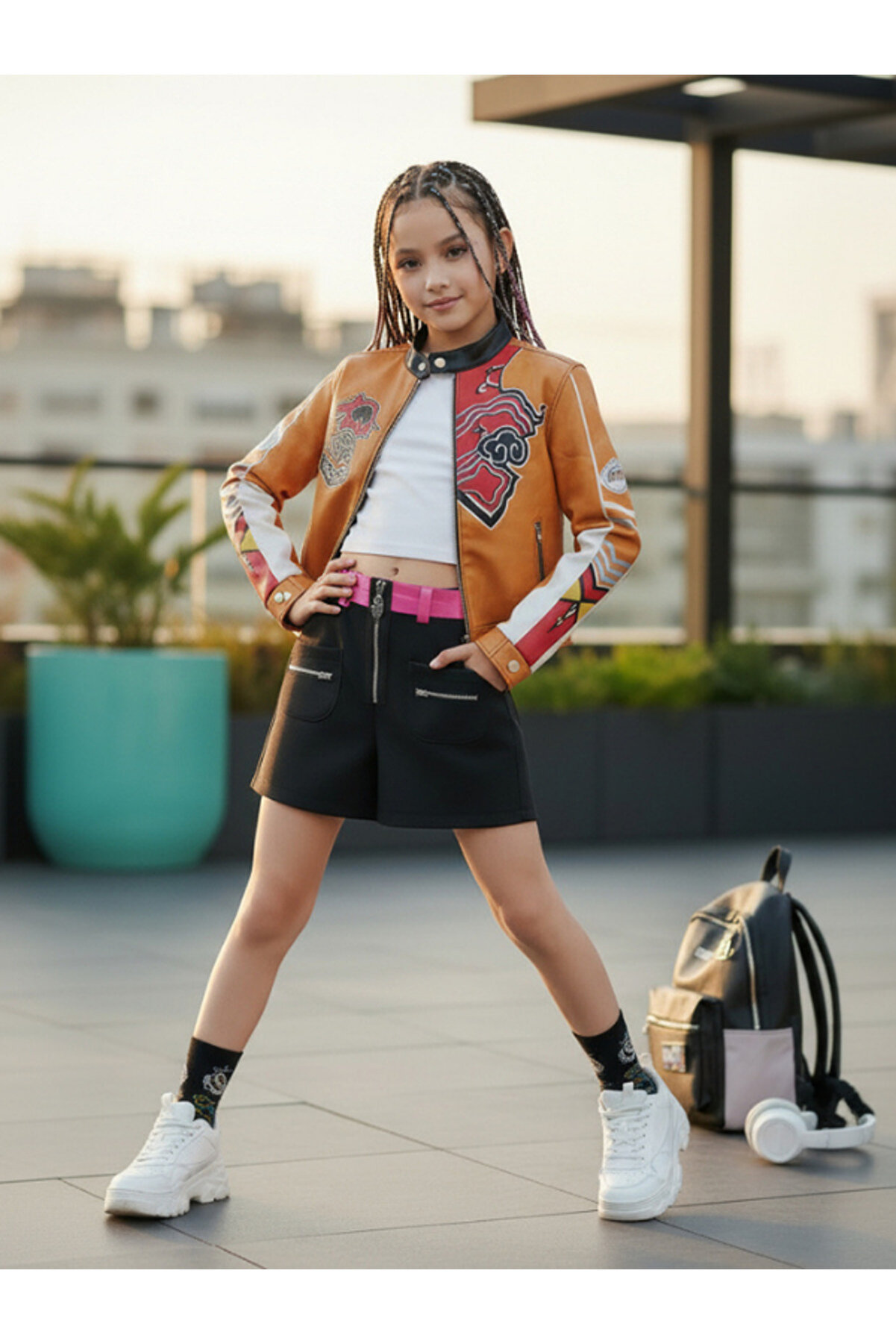 Kostümix Rumi K-Pop Kız Çocuk Kostümü - Eğlenceli ve Stil Çocuk Giyimi