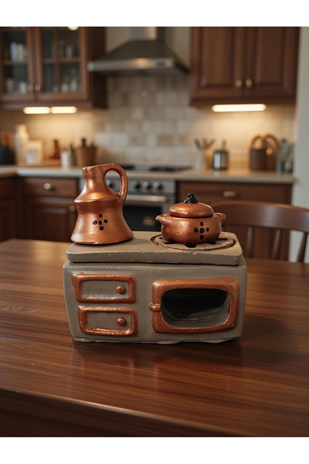 RivelCandle Küçük Ev Yapımı Nostaljik Ocak Tasarımlı Tütsülük