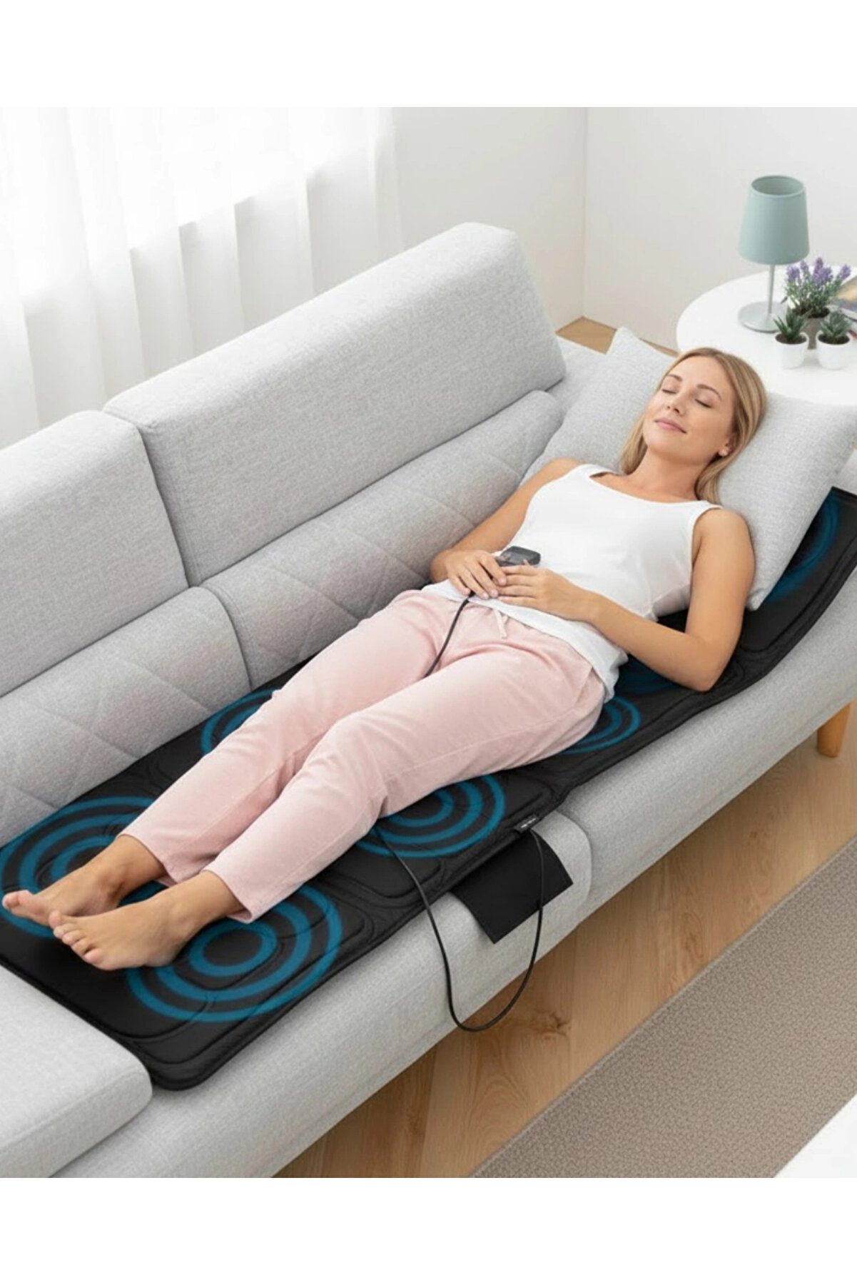 Epilons Titreşimli Isıtmalı Masaj Yatağı - Sırt Boyun ve Tüm Vücut Rahatlatıcı