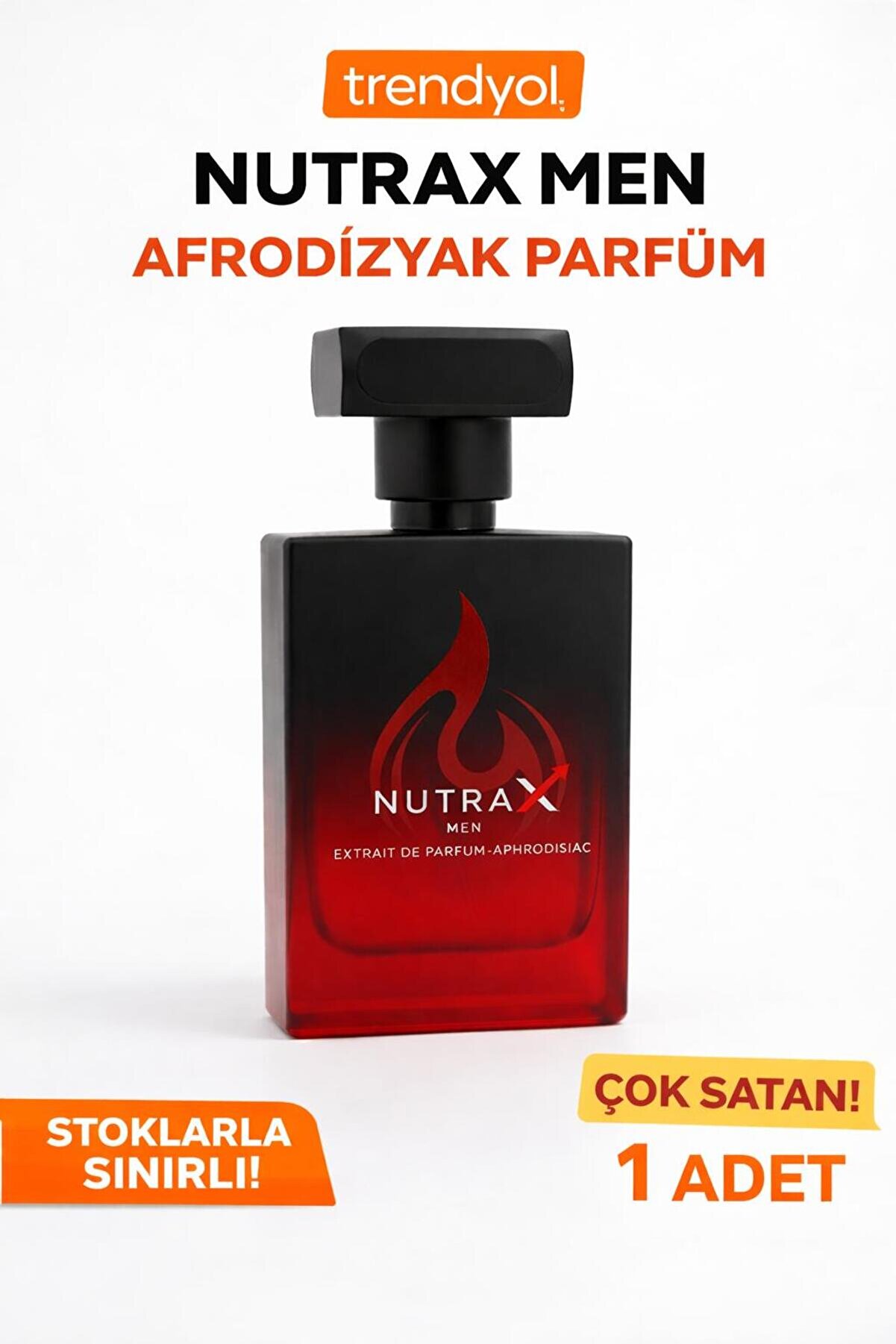 NUTRAX Erkek Nutraxmen Libido Parfümü - Güçlü ve Çekici Koku