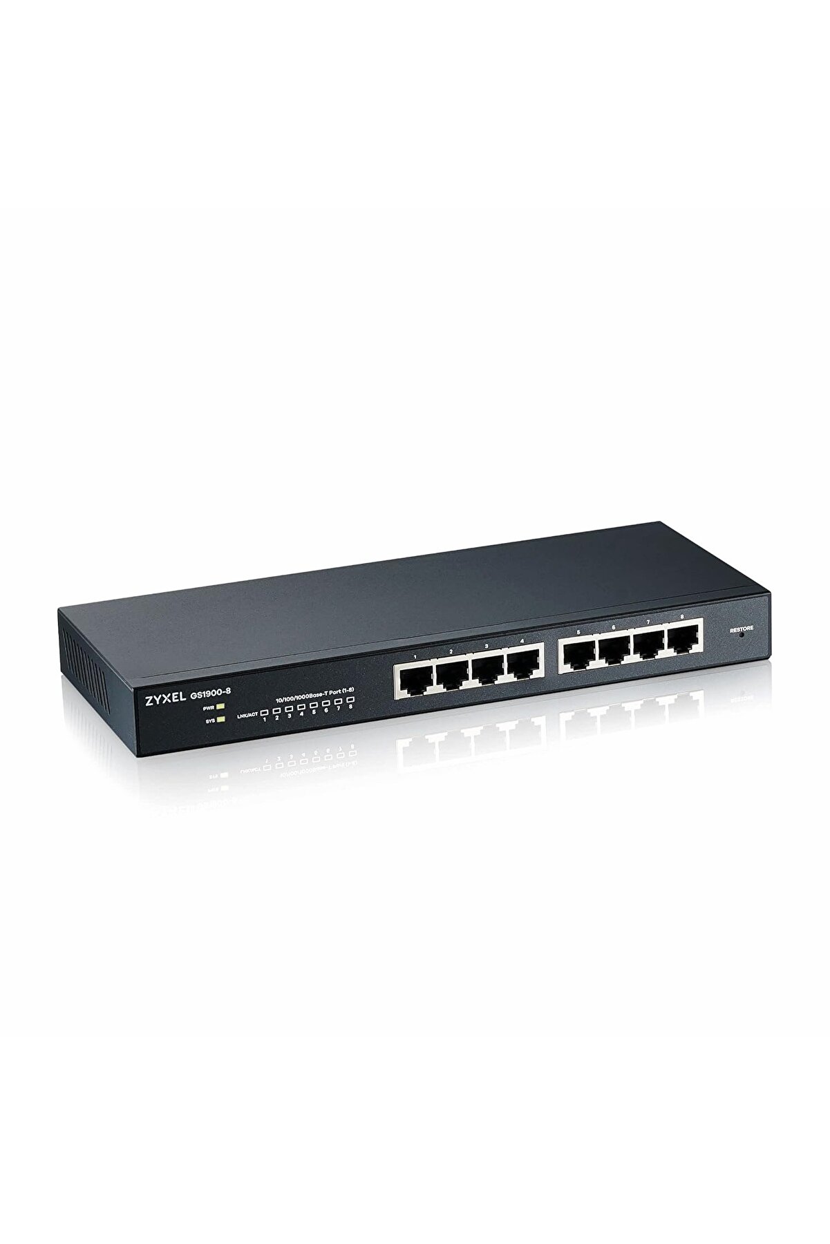 Hype Store 8-Port Gigabit Smart Managed Switch | Fanless & Wall-Mountable