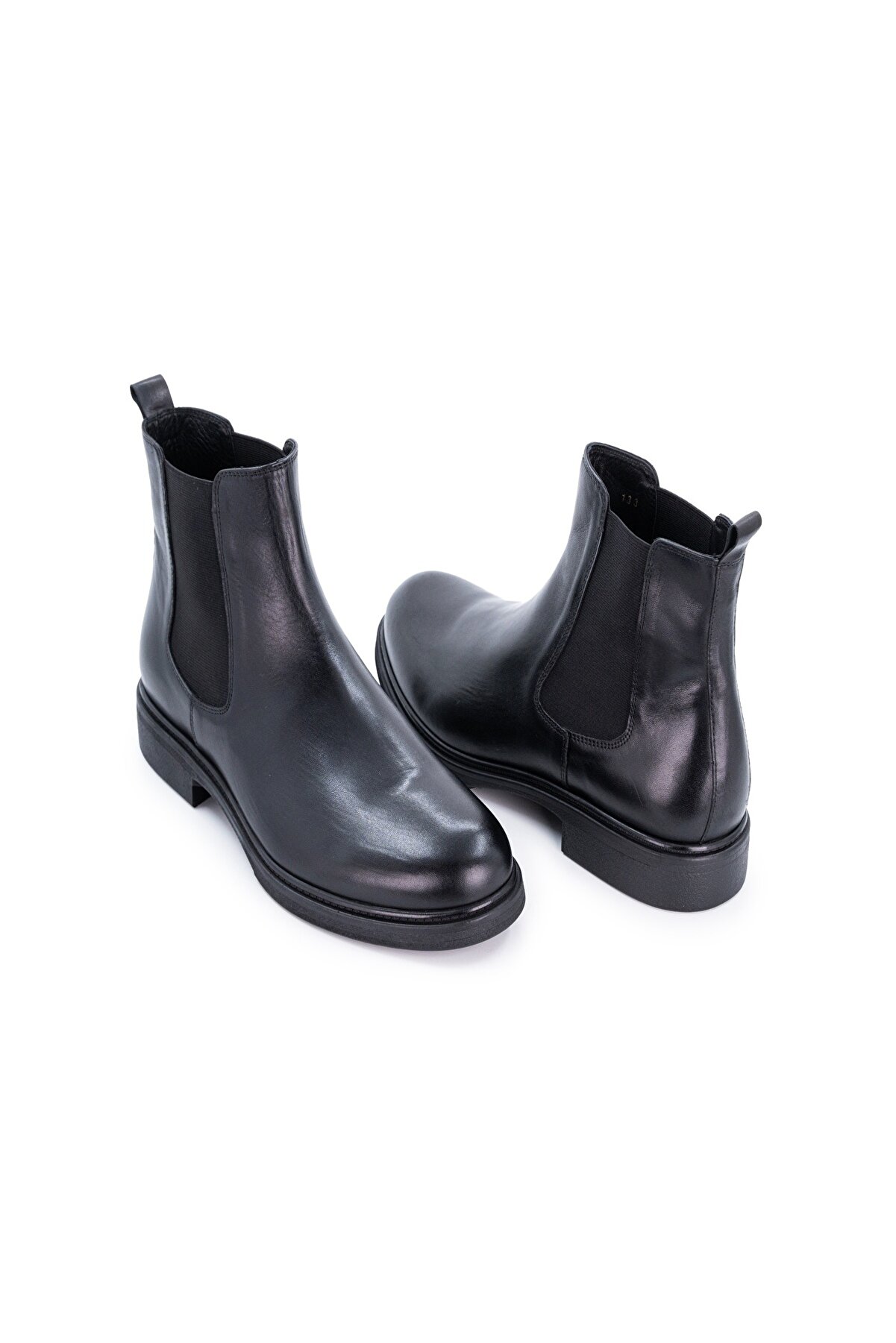 CORLEONE Erkek Siyah Kauçuk Taban Chelsea Botu