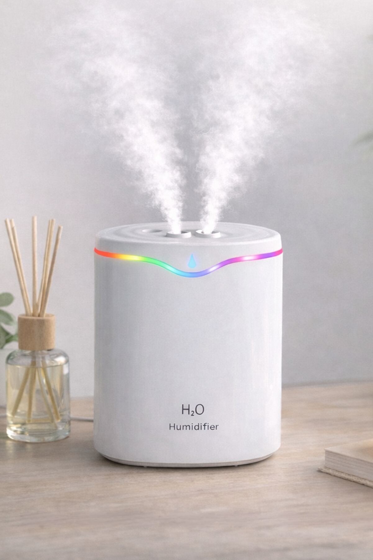 Polygold Büyük 2Litre Ultrasonik Nemlendirici Işıklı Zamanlayıcılı