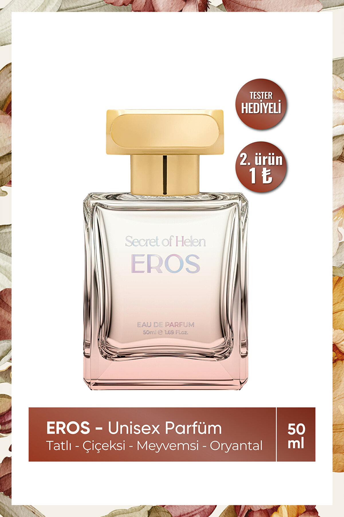 Secret of Helen Eros Edp Unisex Parfüm 50ml Meyveli-Odunsu