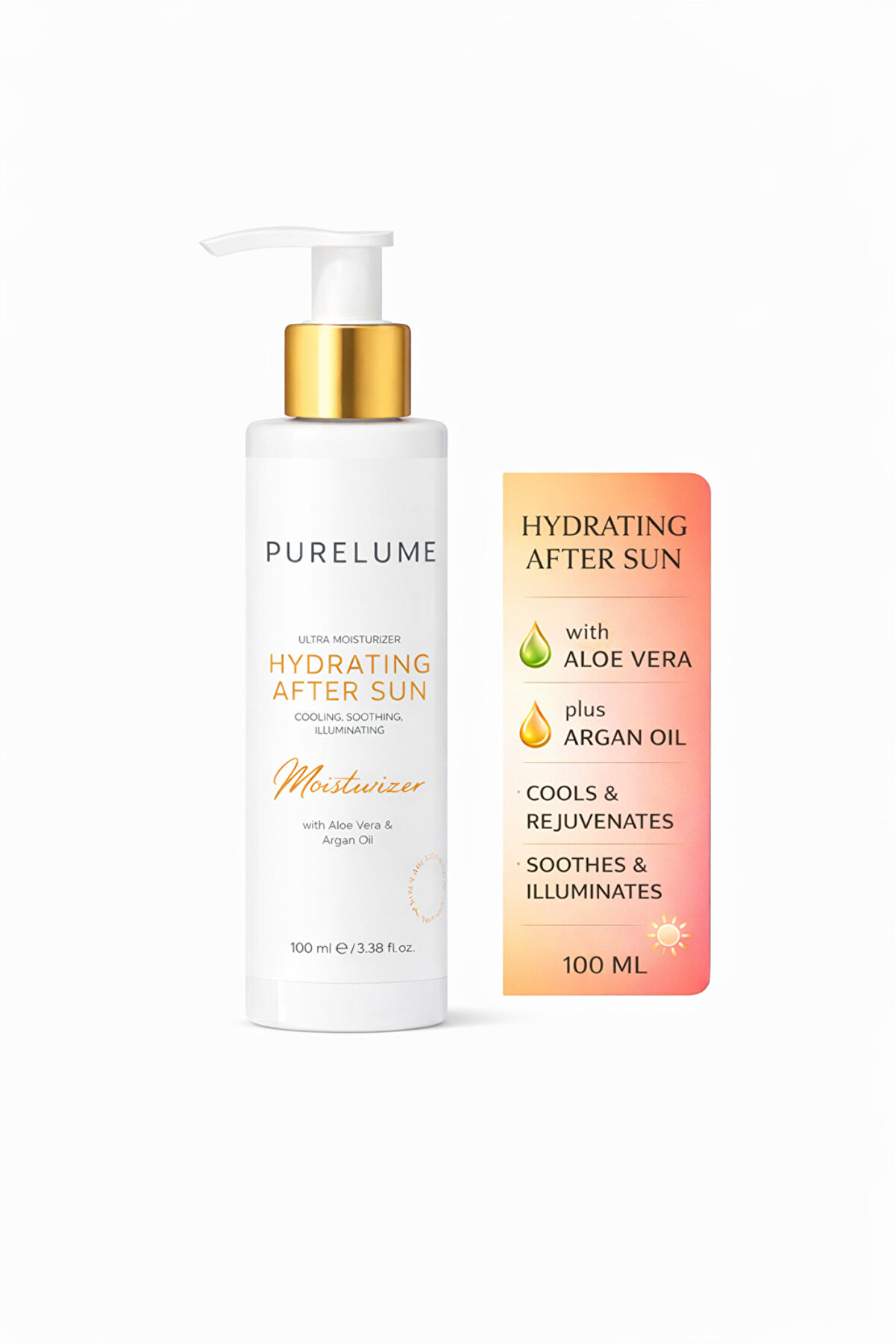 PureLume Güneş Sonrası Yoğun Nemlendirici Krem 100 ML | Güneş Bakım Ürünleri