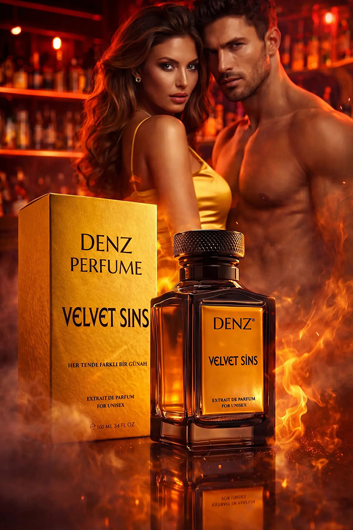DENZ Velvet Sins Unisex Parfüm %40 Esans Oranı ile Kalıcı Kokular
