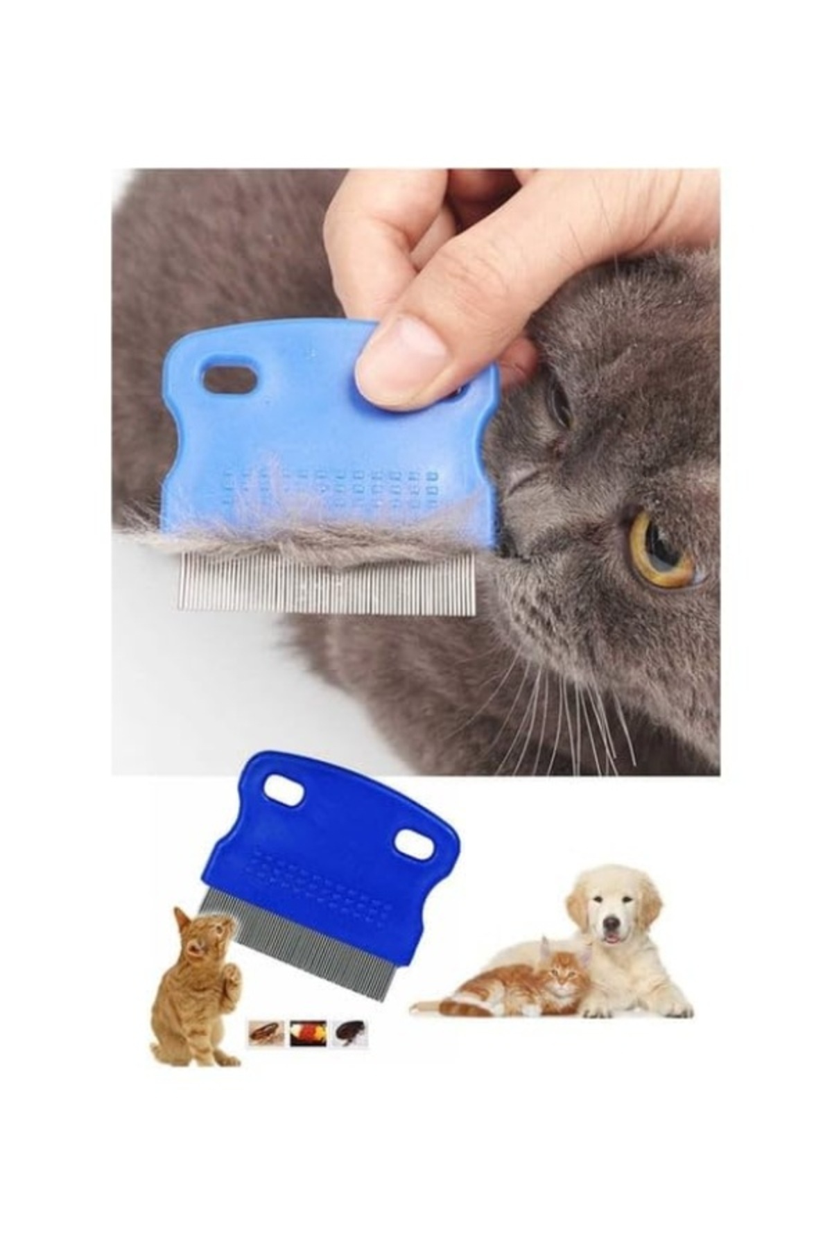 markentegra Etkili Pire ve Bit Tarağı - Evcil Hayvanlar İçin Hijyenik Çözüm