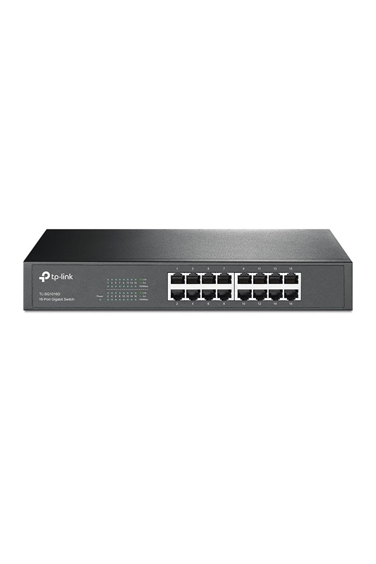 E&D Collection 16-Port Gigabit Desktop/Rackmount Switch - High-Speed Networking
