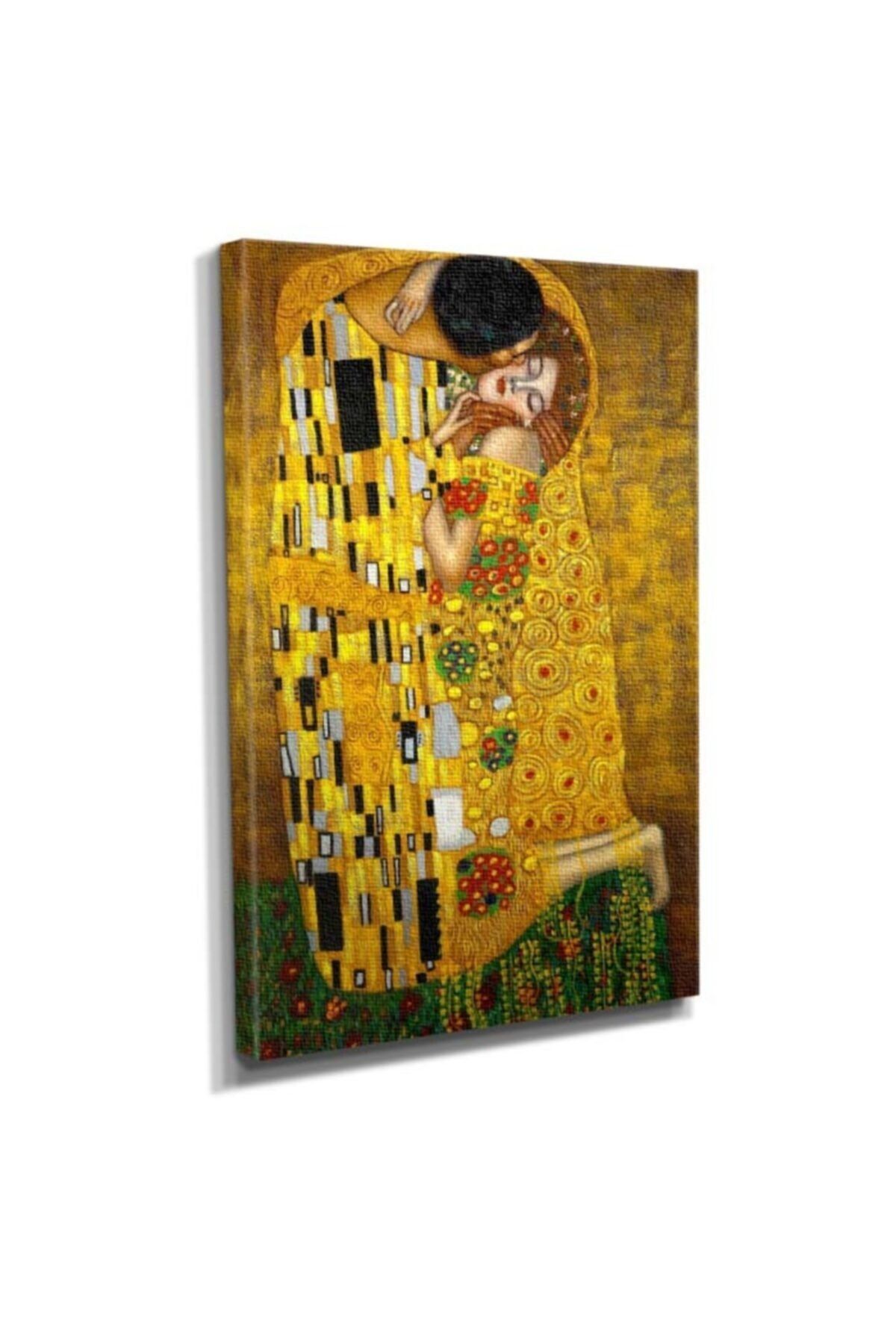 Dekor Sevgisi Gustav Klimt Öpüccük the Kiss Tablo  120x80 DTC14530814