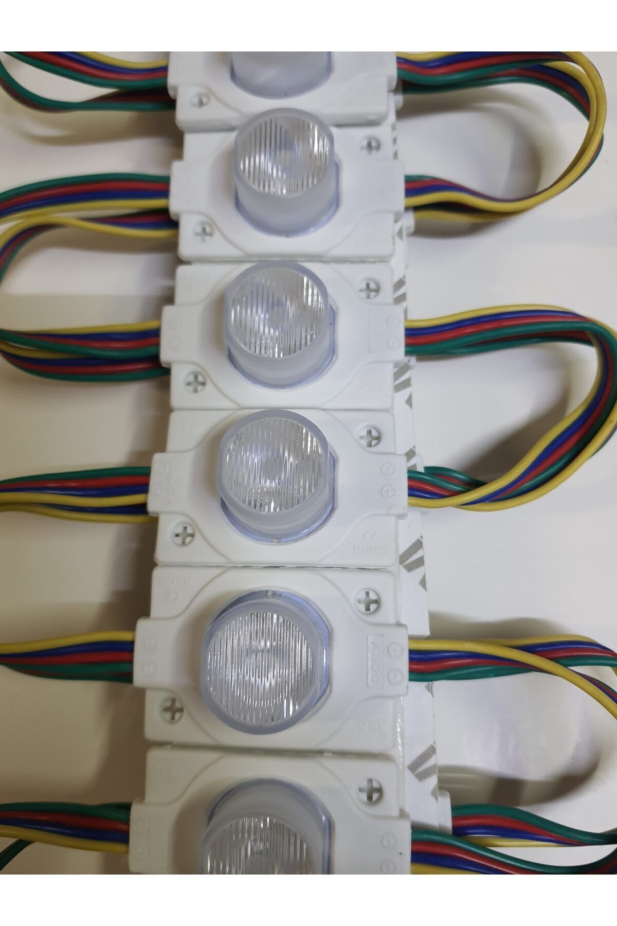 3M Power Led Modül Mercekli Tekli Led 1.5w 10 Adet Rgb