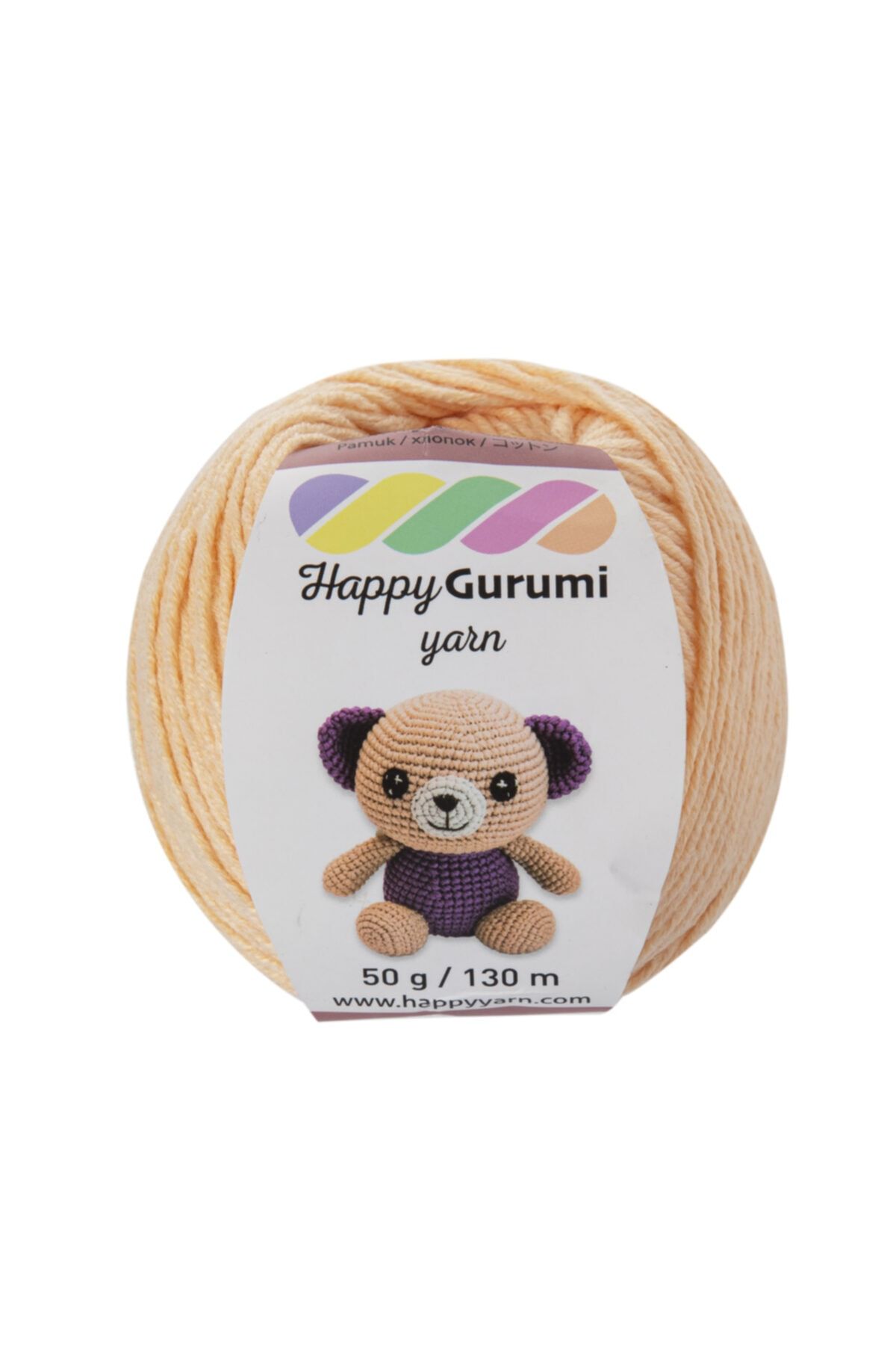Happy Yarn Happy Gurumi Ten Rengi K 1219 Amigurumi Örgü Ipi 50gr 130m