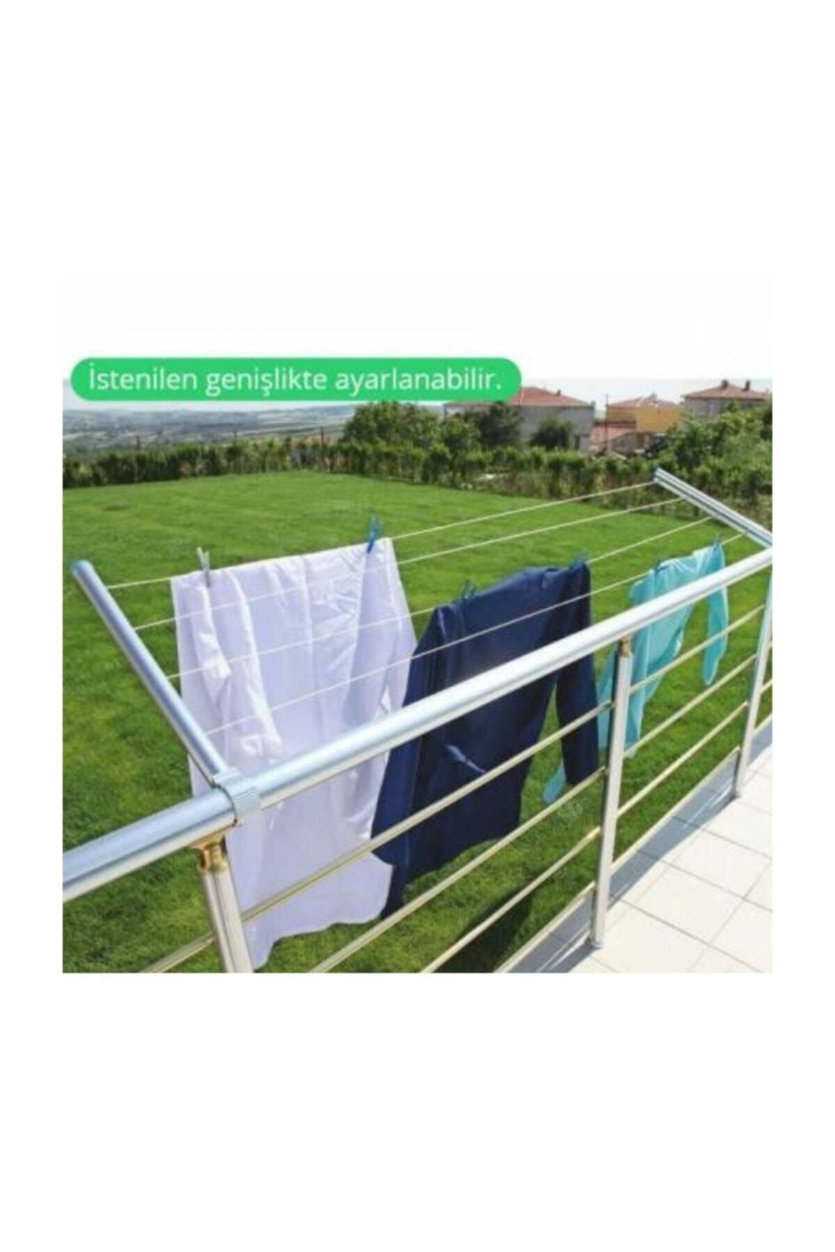 bieney Alüminyum Balkon Çamaşır Kurutma Askısı Balkon Askılığı