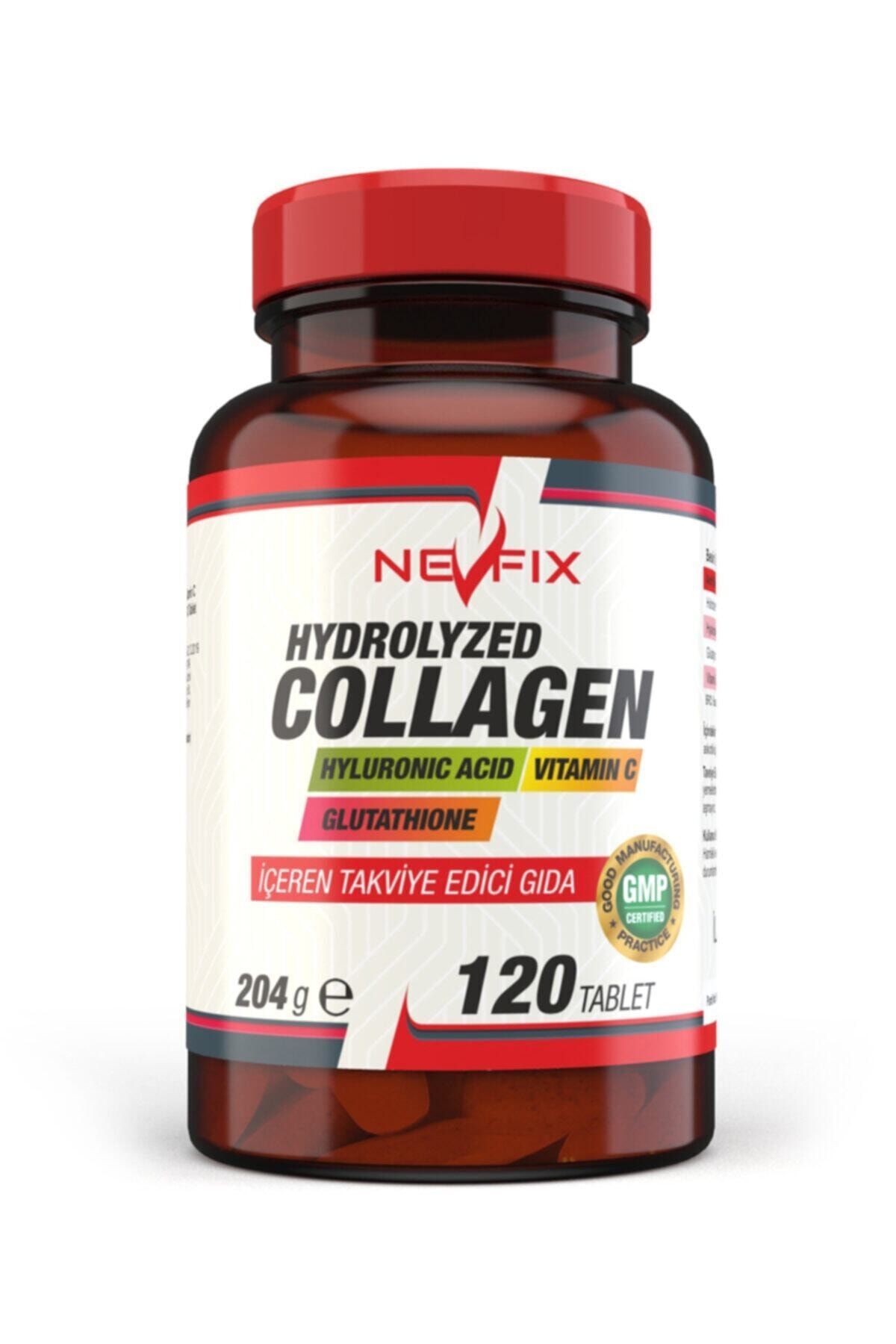 Nevfix Kolajen Hyaluronic Acid 120 Tablet Collagen
