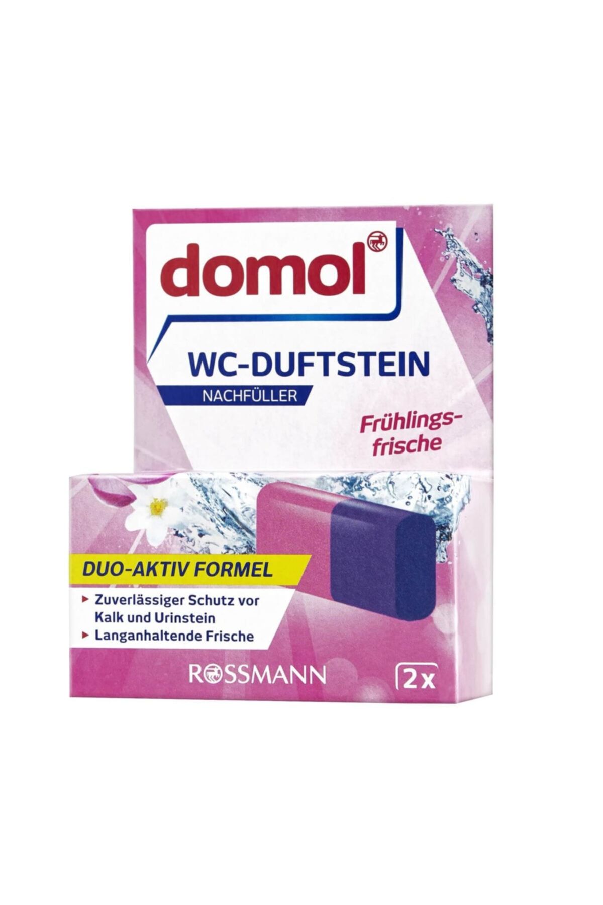 Domol Wc Kokusu - Klozet Blok Yedek Bahar Ferahlığı, 2x40 G 80 G