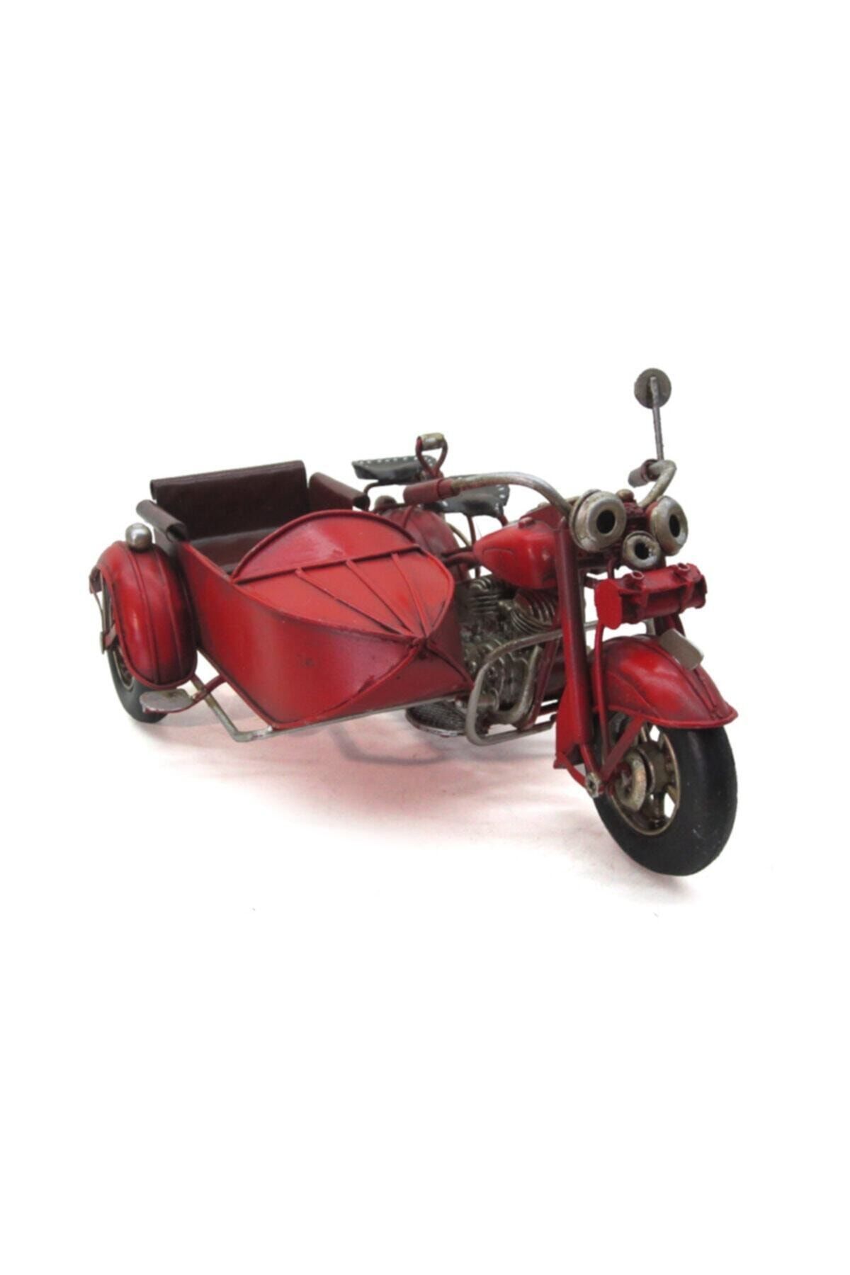 MNK Home Dekoratif Metal Motosiklet Sepetli 1510a-7917