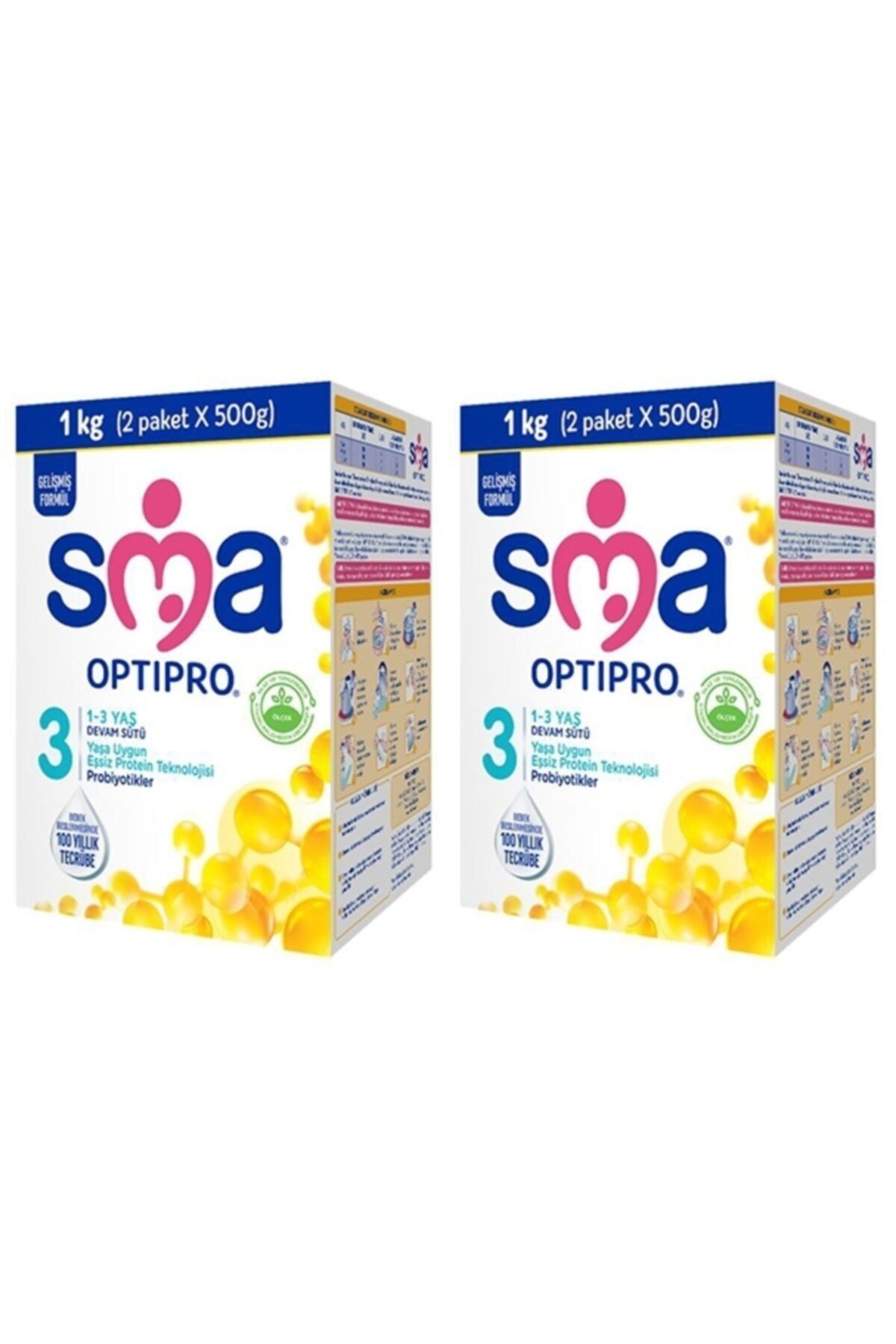 SMA Optipro Probiyotik 3 1- 3 Yaş Devam Sütü 1000 Gr X 2 Adet
