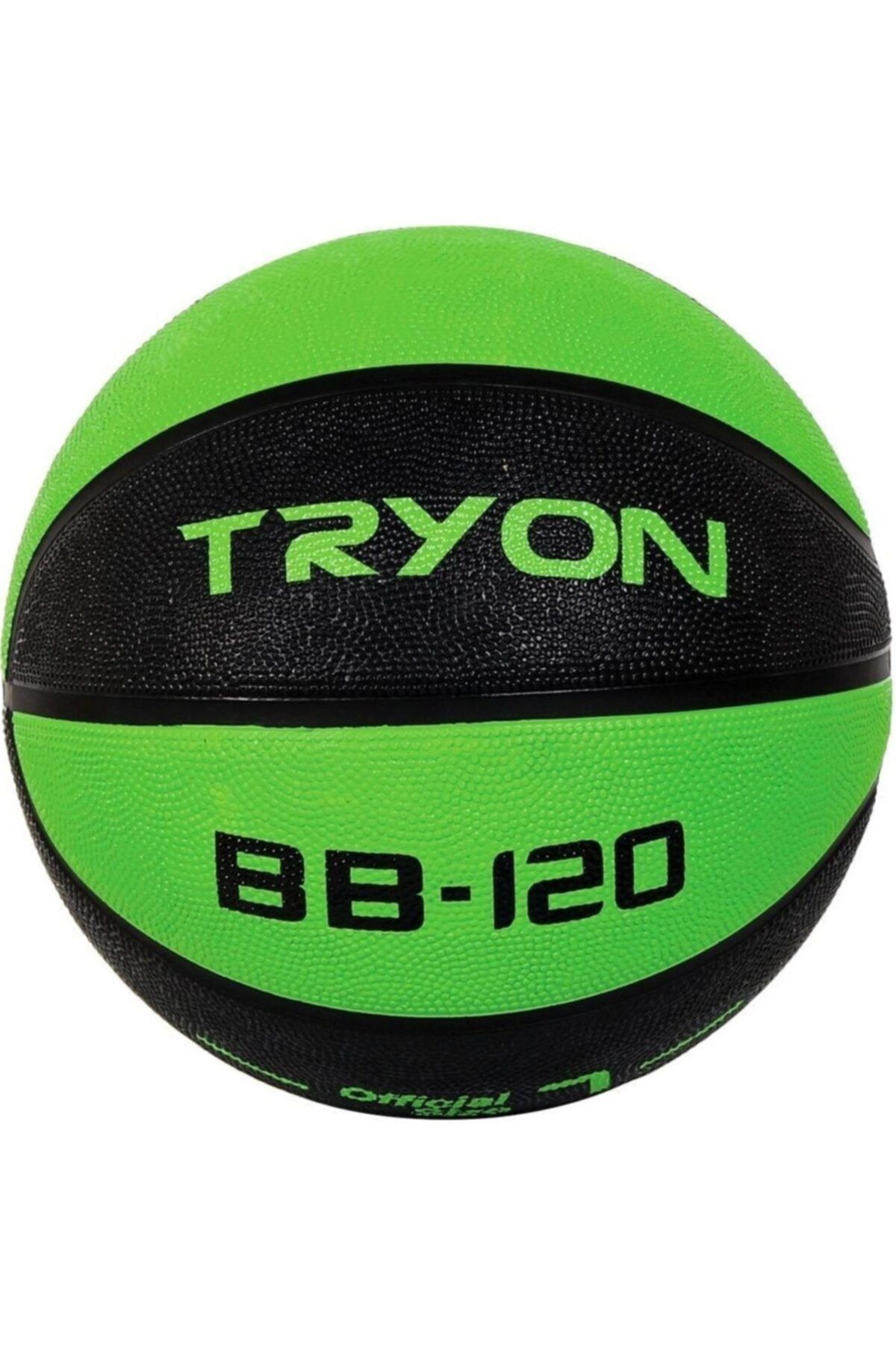 TRYON Basketbol Topu 7 Numara Siyah-yeşil Bb-120