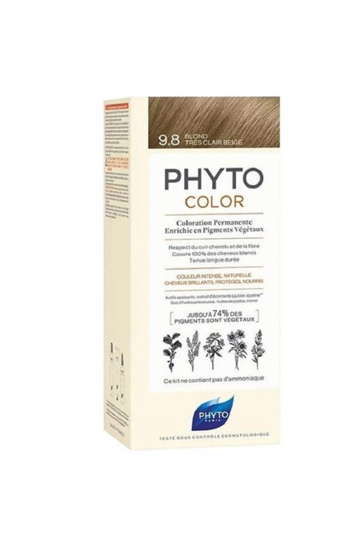 Phyto Color Saç Boyası 9.8 - Sarı Blond Tres Clair Beige