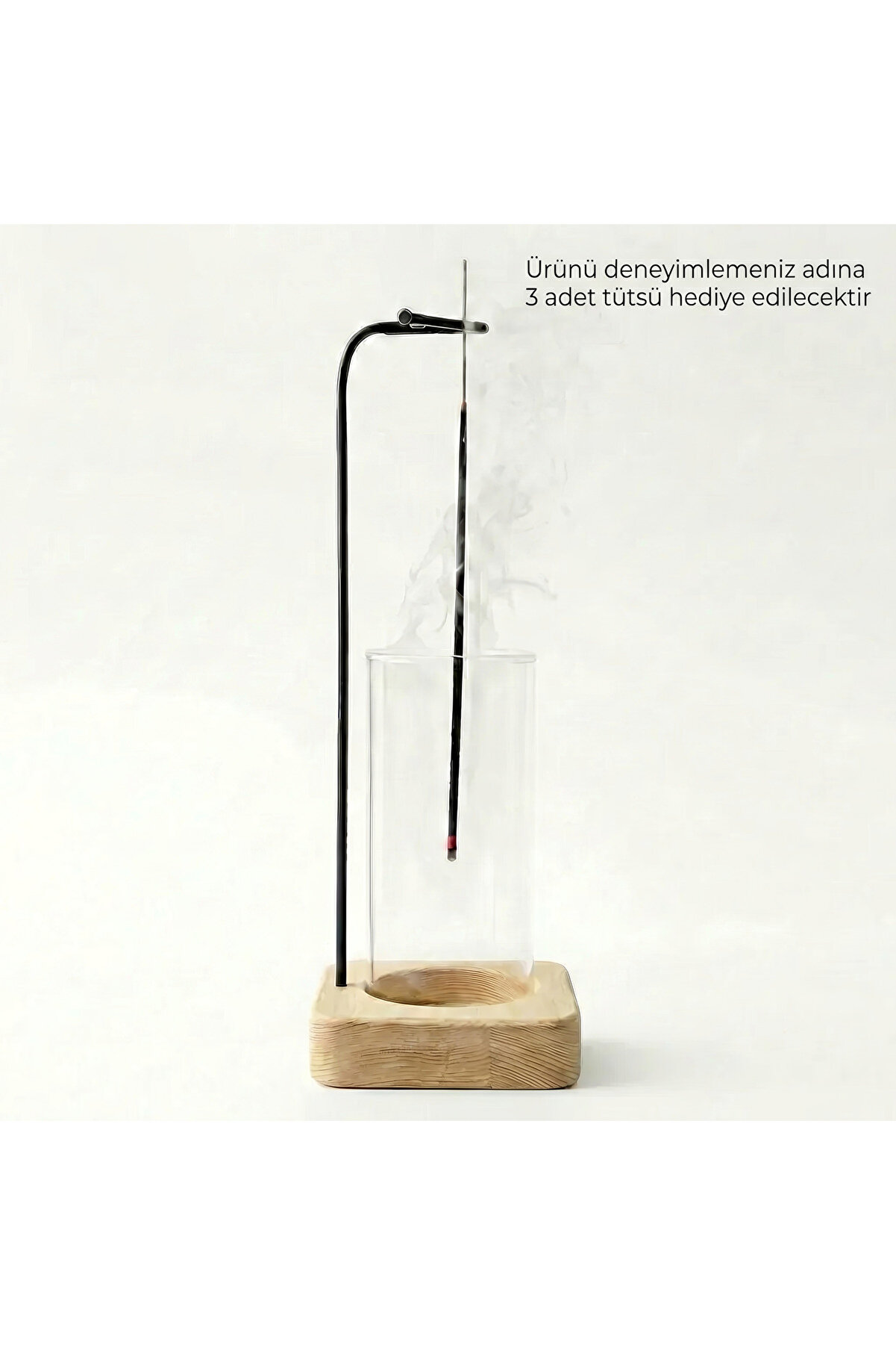 Woodique El Yapımı Ahşap Tütsülük - Dekoratif Meditasyon Aksesuarı