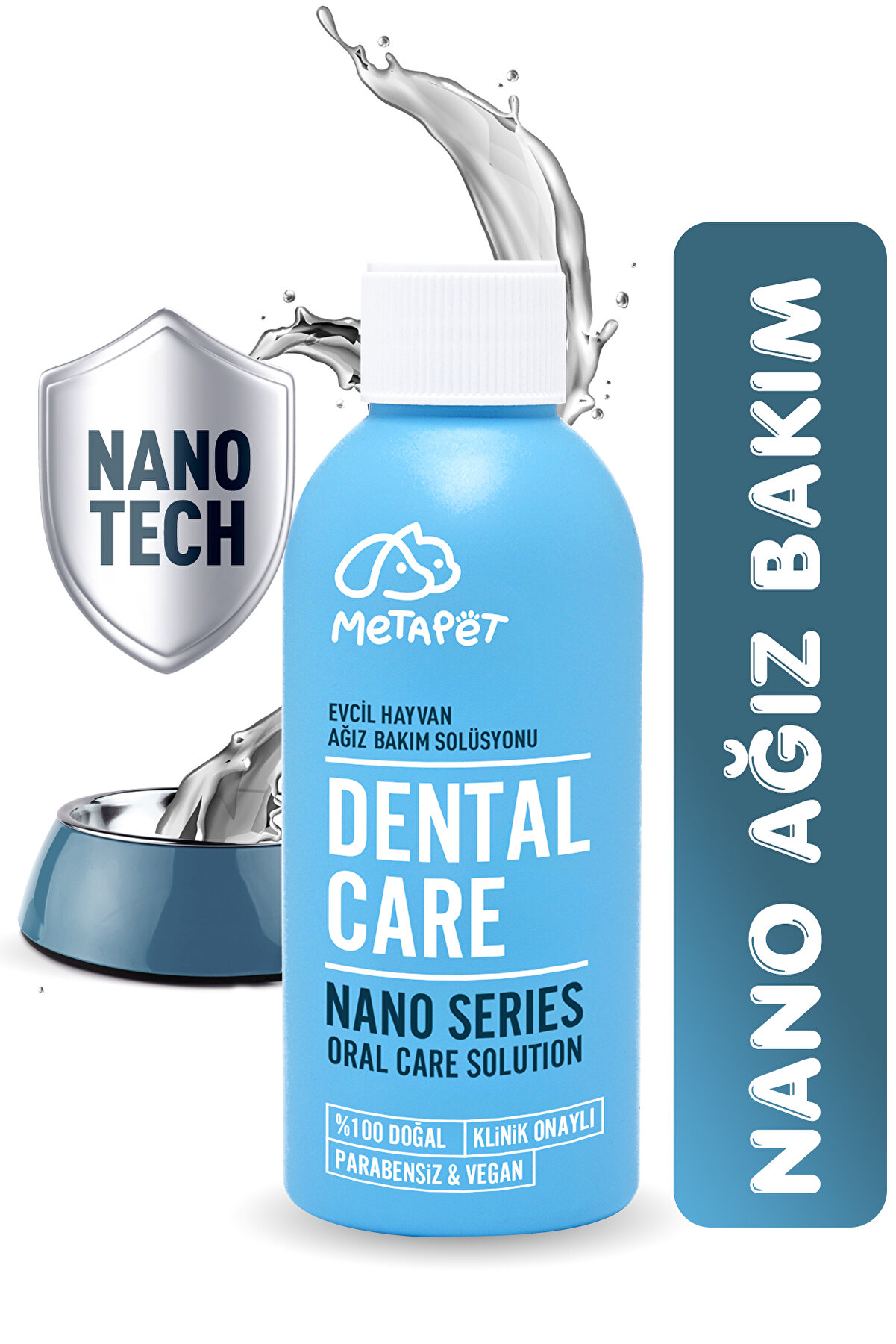 Metapet Köpek Ağız Bakım Suyu 150 ml | Ağız Kokusu Giderici | Diş Temizleyici