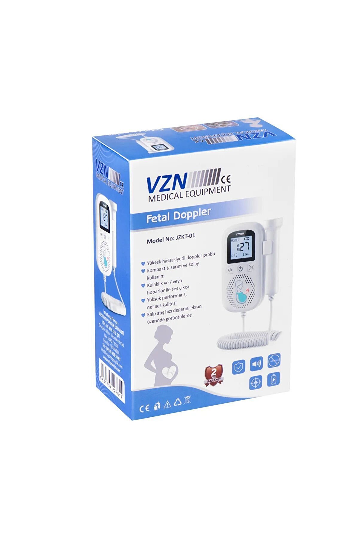 Allians Yüksek Hassasiyetli Fetal Doppler Cihazı - Sağlıklı Gebelik Takibi