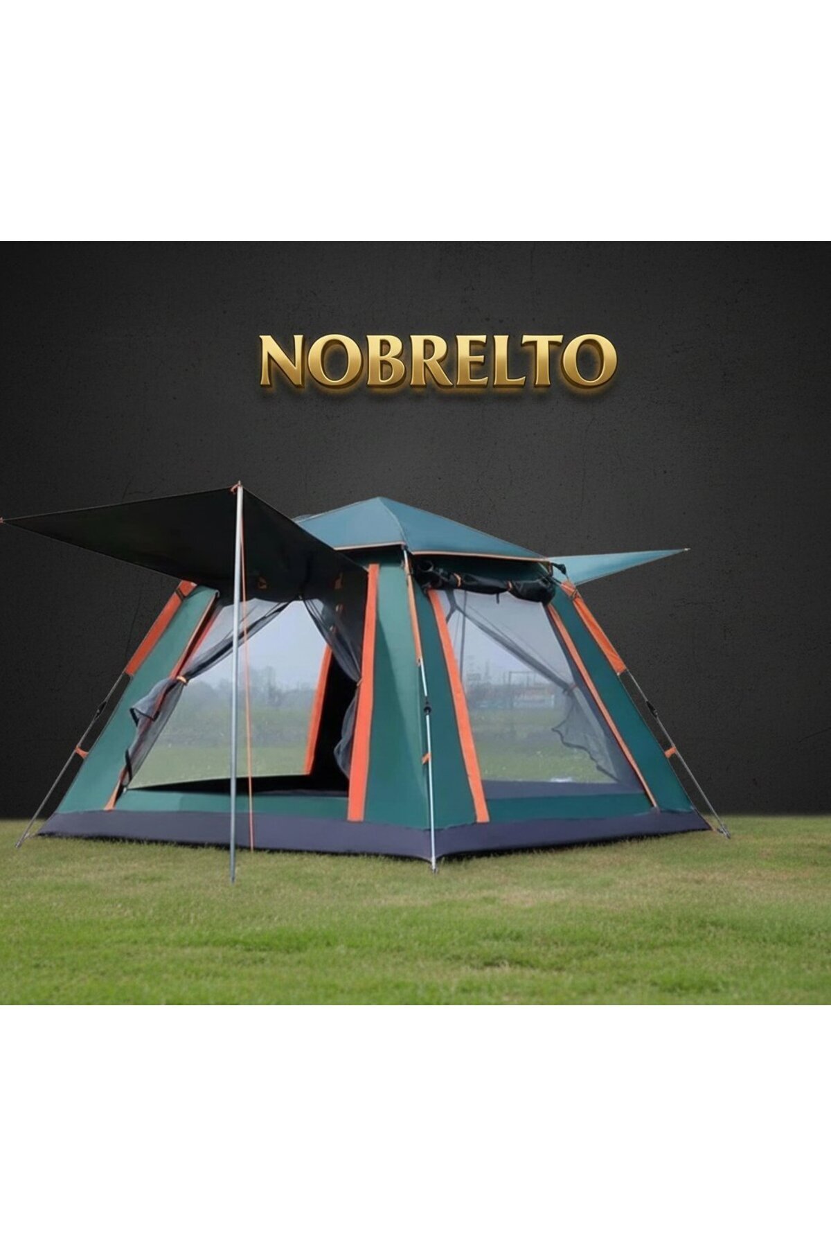 NOBRELTO Profesyonel Otomatik Kamp Çadırı - 240x240 cm