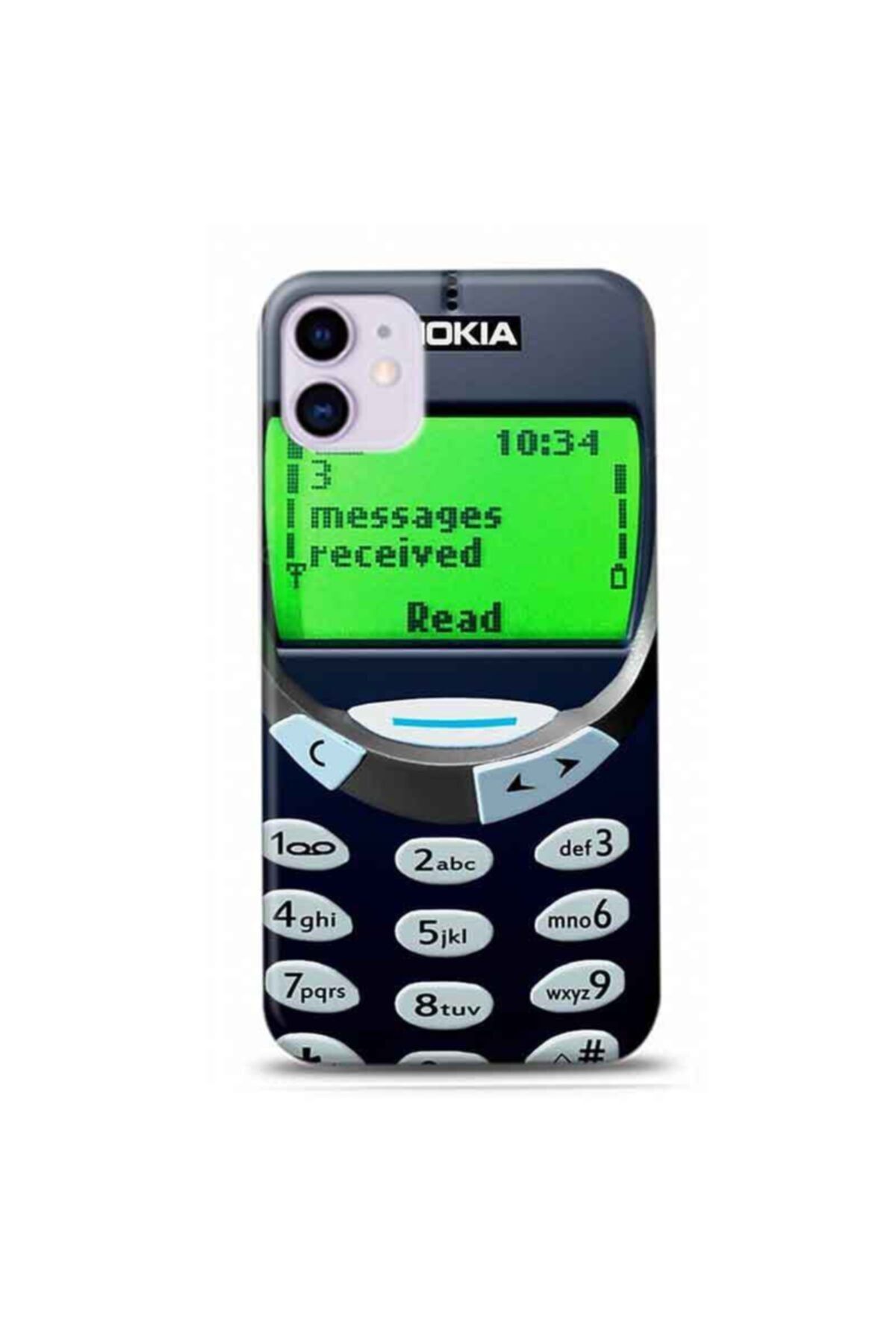 Marselit Iphone 11 Nokia 3310 Tasarımlı Telefon Kılıfı-retro8