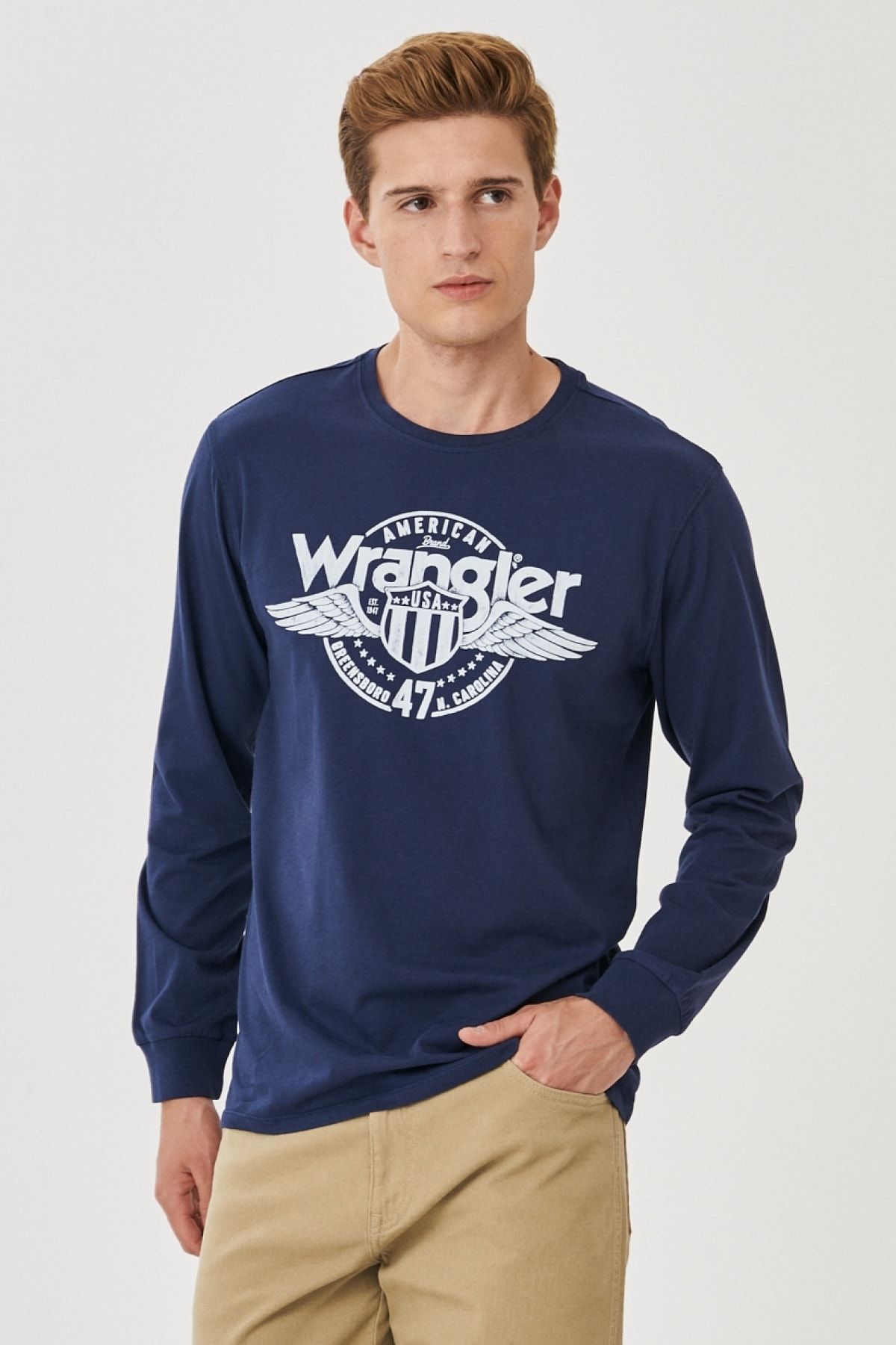 Wrangler Regular Fit Normal Kesim %100 Pamuk Sweatshirt