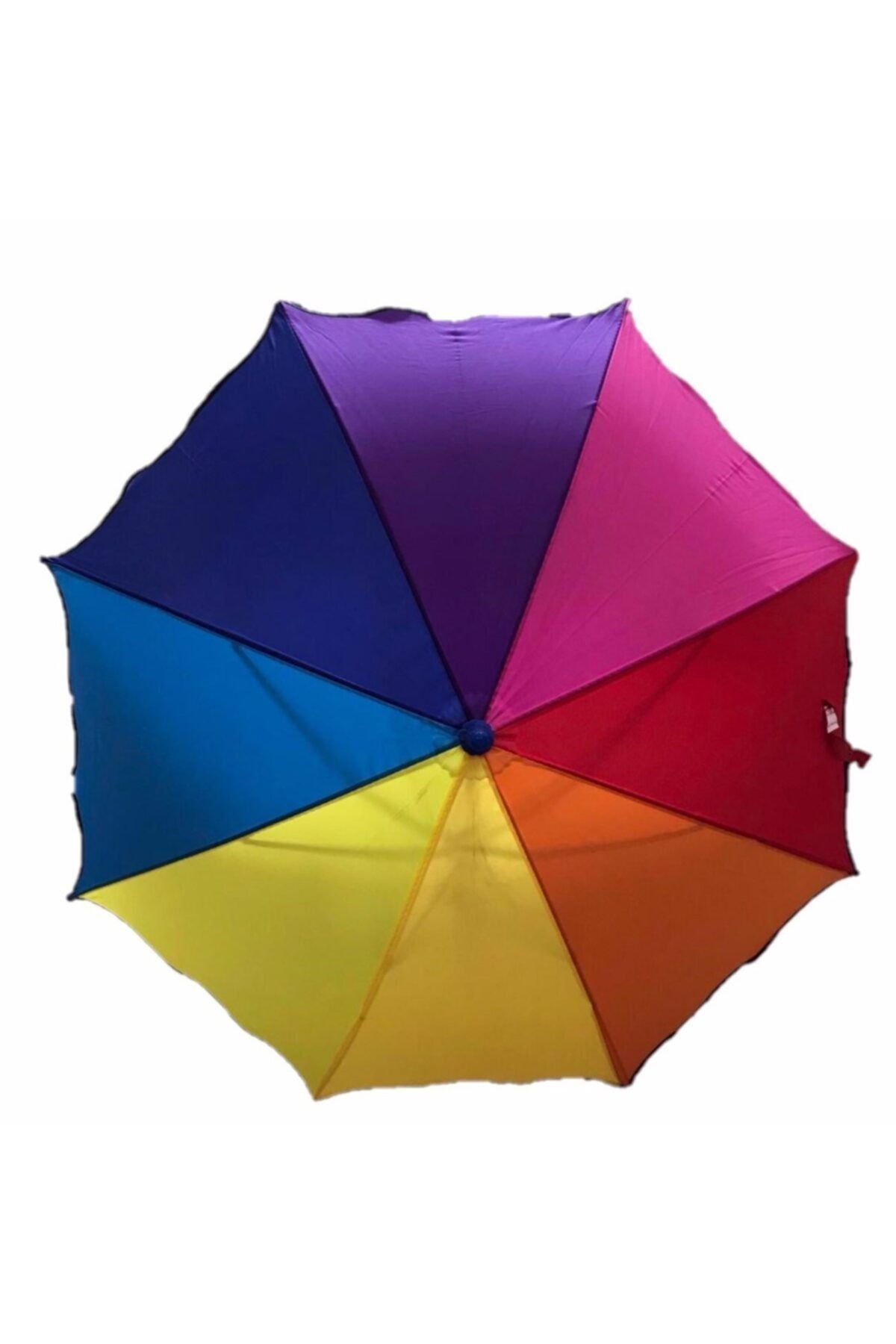 MOBGİFT Gökkuşağı Baston Çocuk Şemsiyesi (rengarenk)