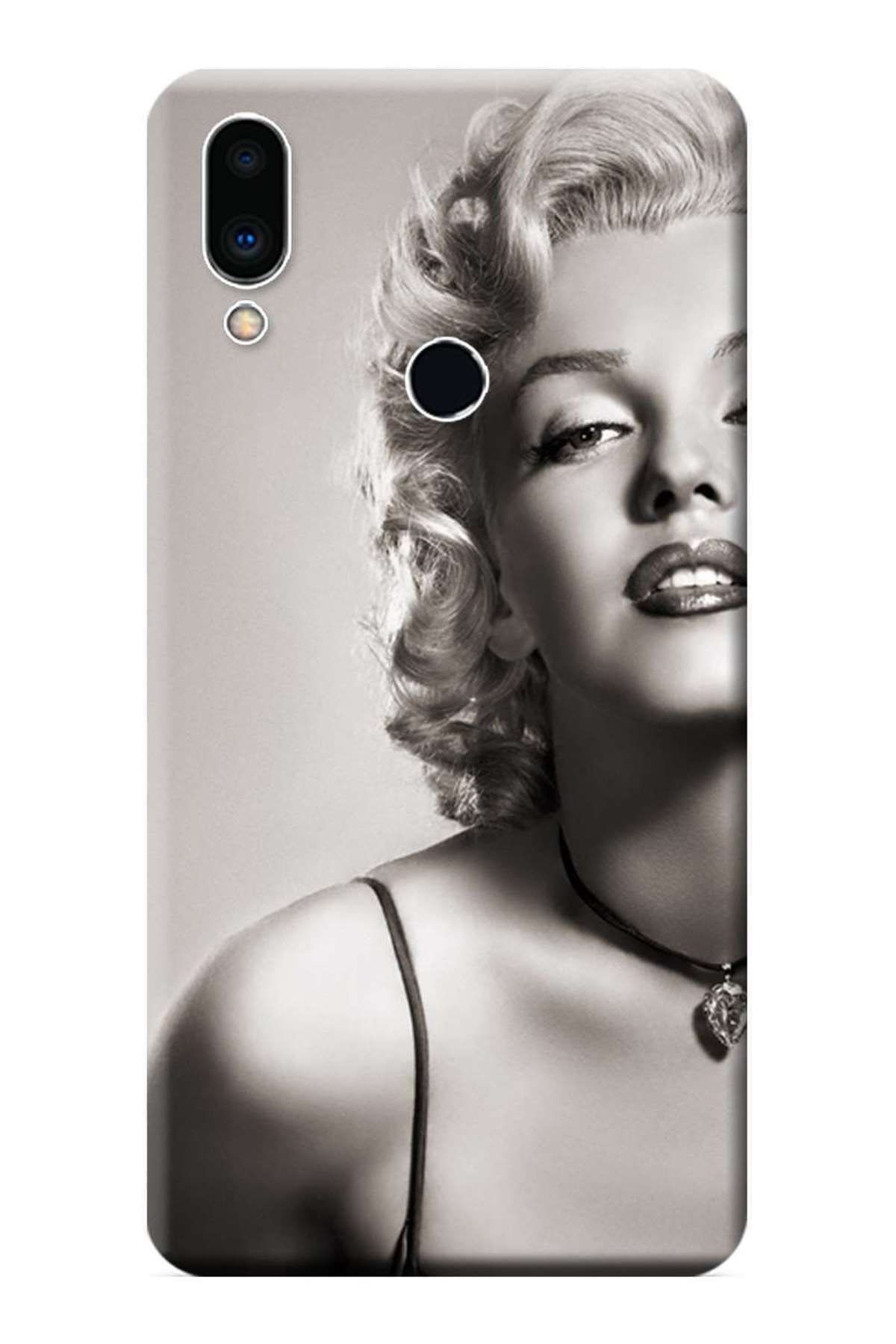 Meizu Note 9 Uyumlu Kılıf Baskılı Silikon Kapak Marilyn Monroe Stk:250