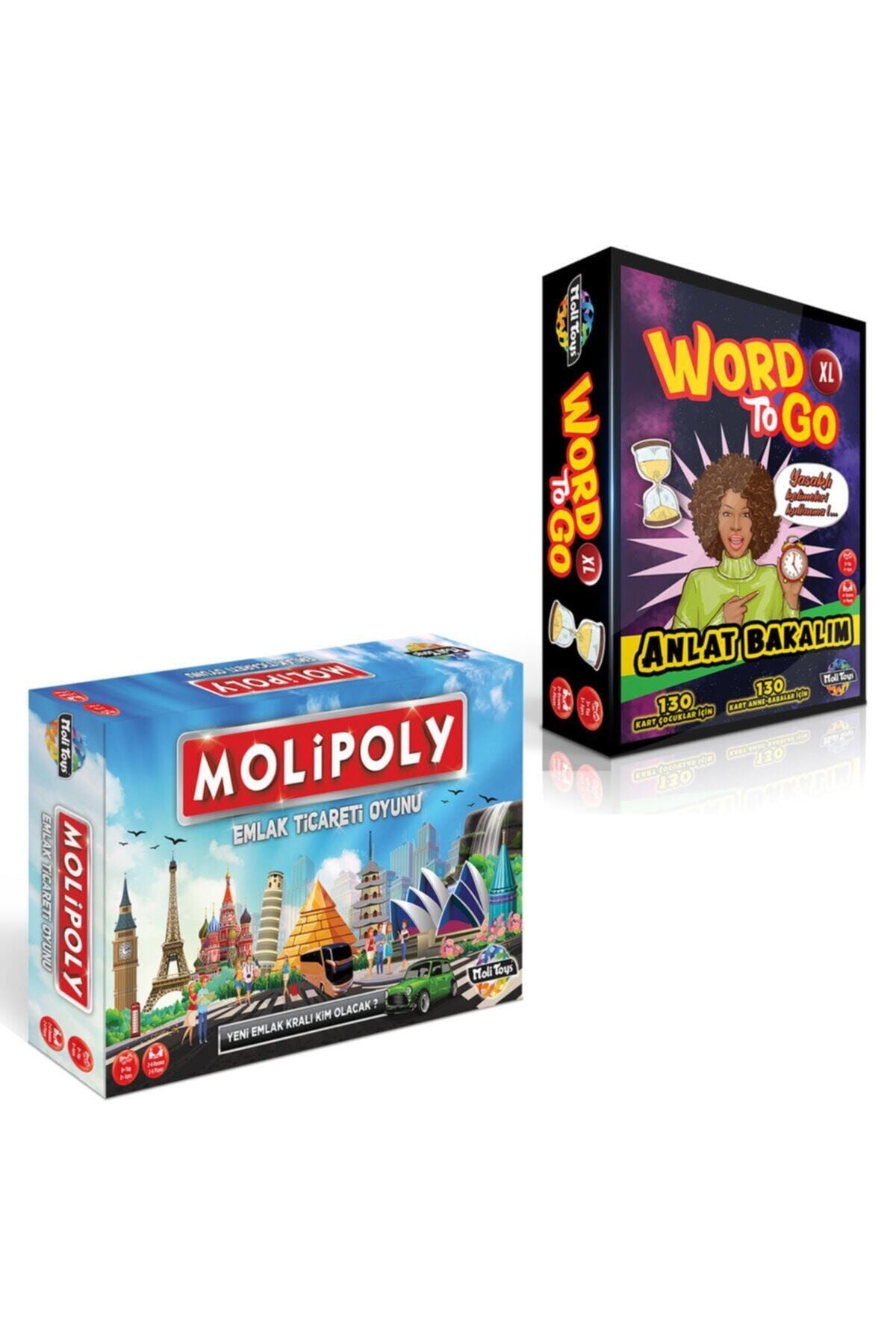 Moli Toys Molipoly Emlak Ticaret Oyunu Word To Go Xl (TABU XL) 2'li Set