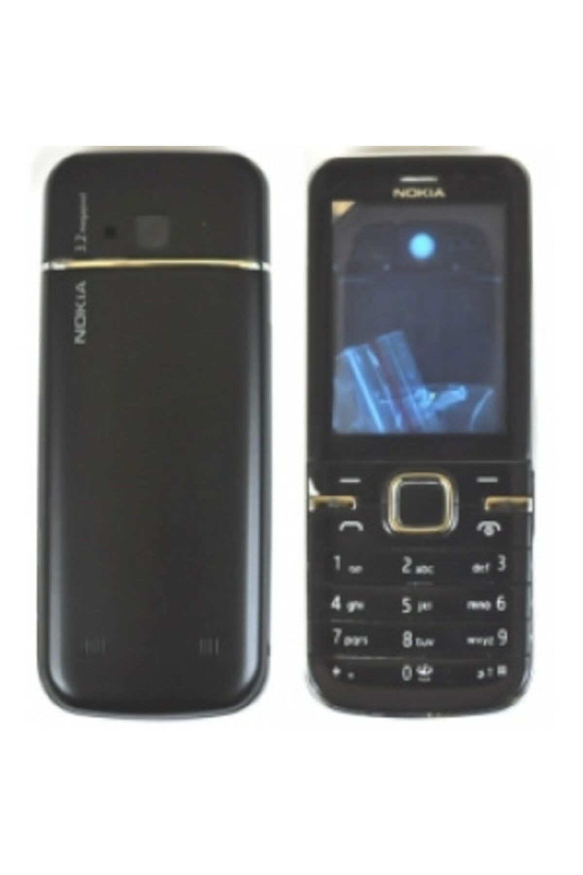 Nokia 6730 Classic Siyah Kasa Kapak Tuş