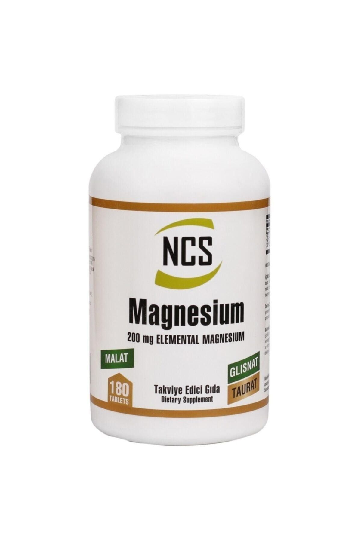 Ncs Magnesium (magnezyum) Malat Glisinat Taurat 180 Tablet