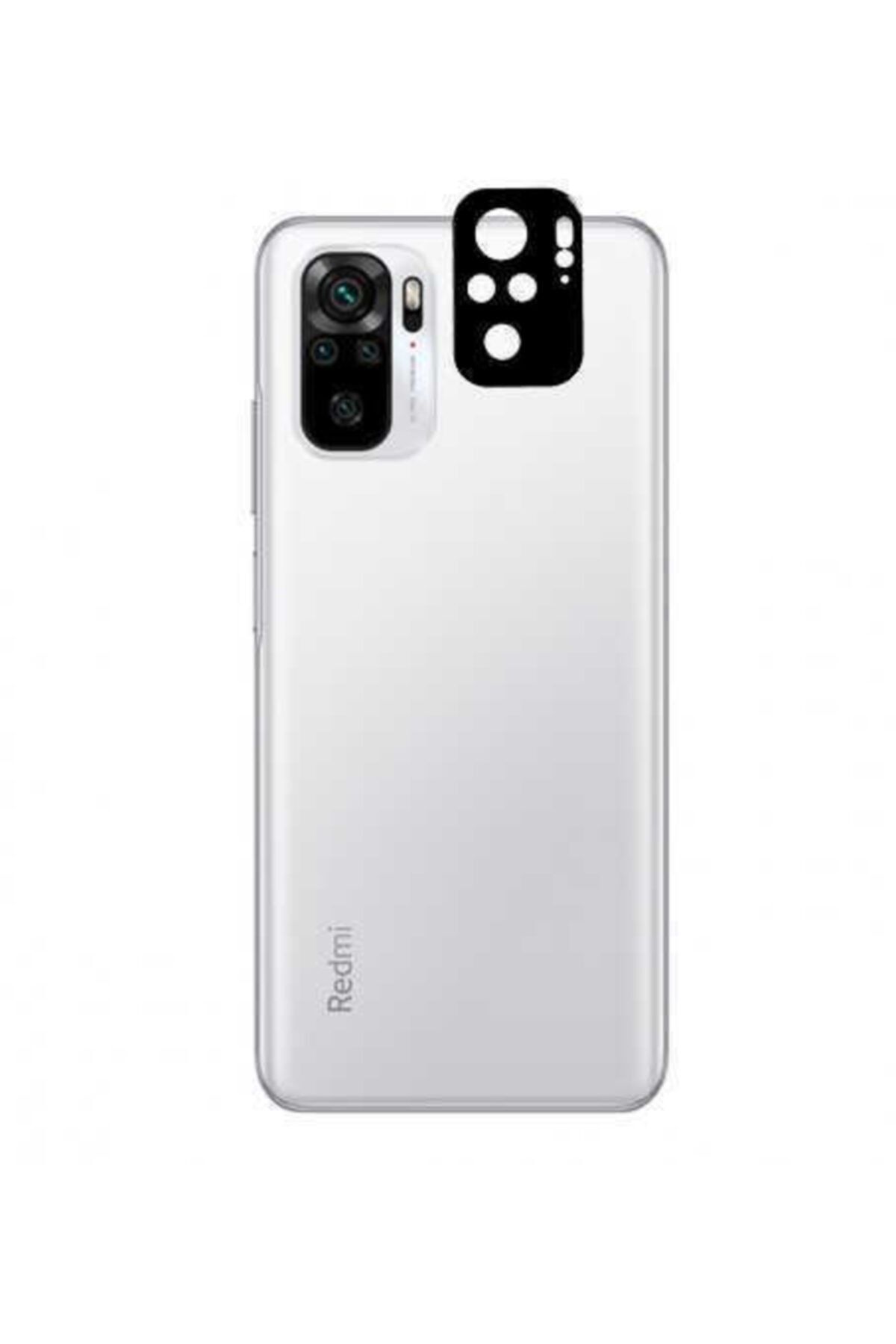 Fibaks Redmi Note 10s Uyumlu 3d Kamera Camı Çerçeveli Lens Koruma Koruyucu