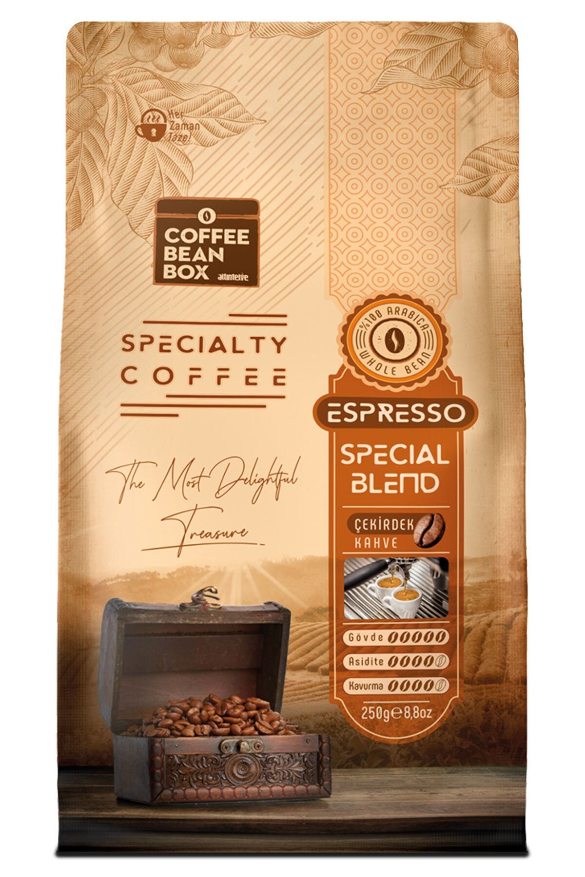 Coffeebeanbox Coffee Bean Box Altıntelve Special Blend Espresso Çekirdek Kahve 250 gr